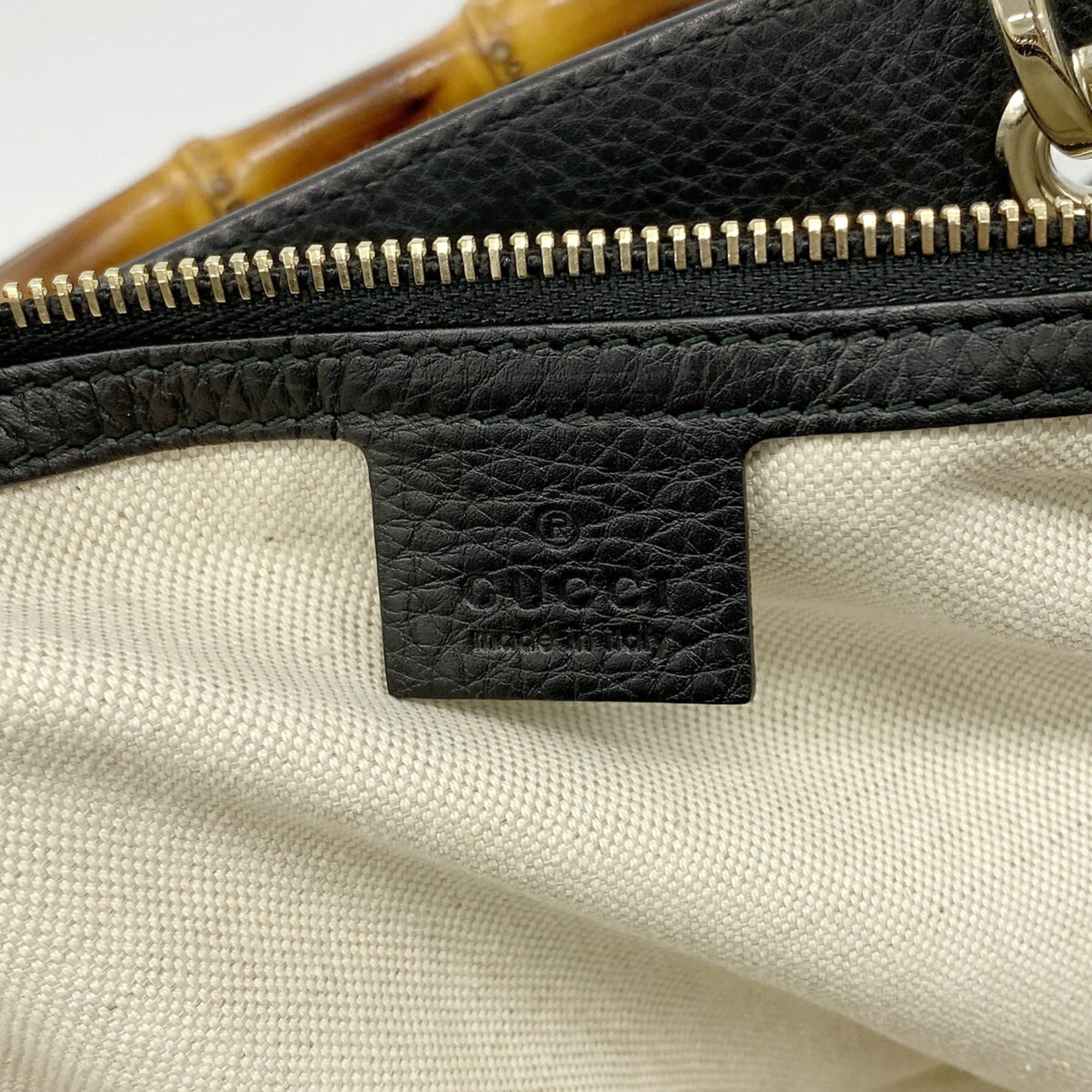 Gucci Black Multi-Color Canvas Tote Bag (Pre-Owned)