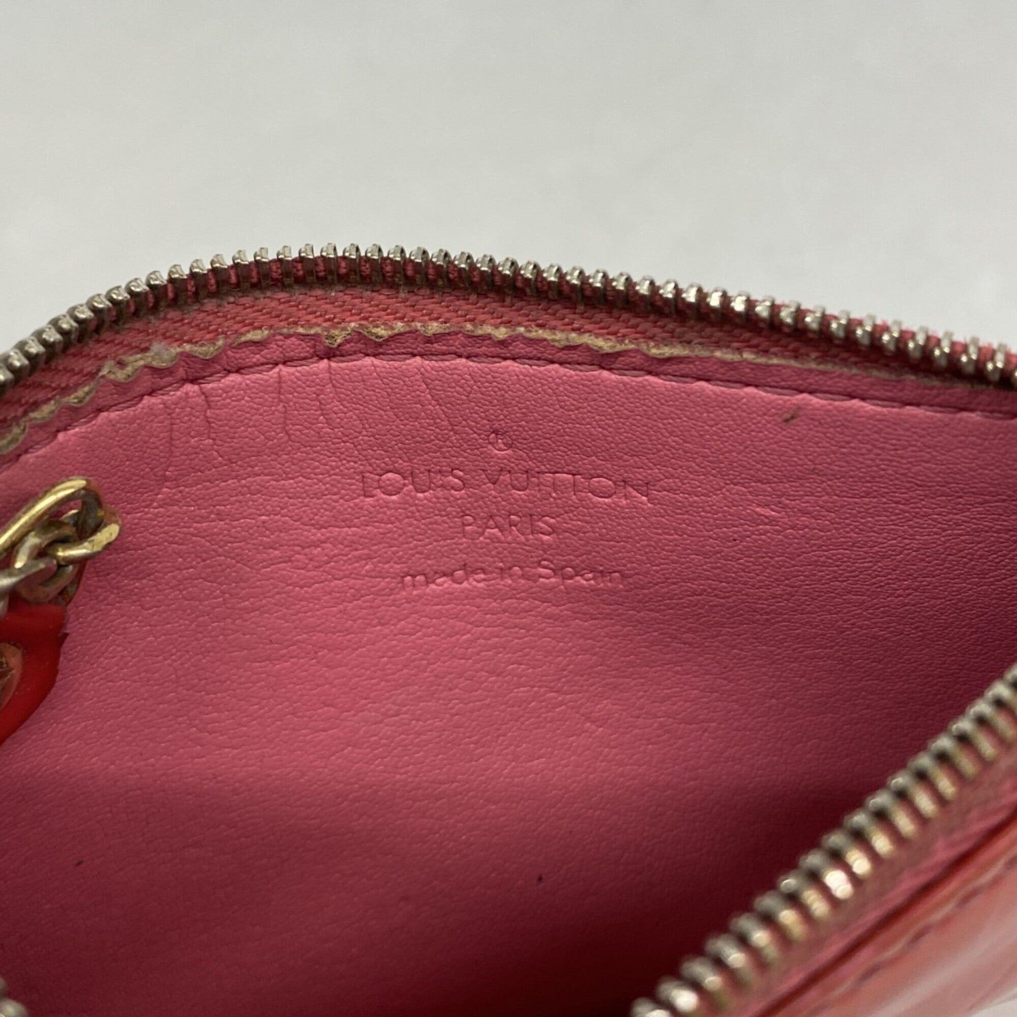 Louis Vuitton Pink Coin Purse/Coin Case (Pre-Owned)