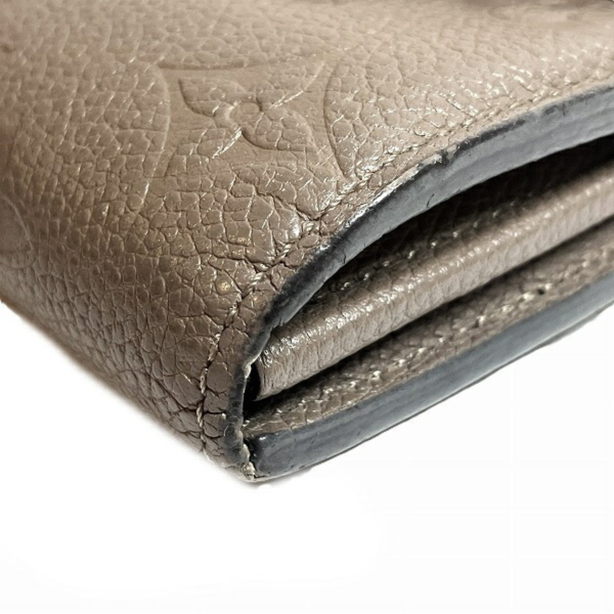 Louis Vuitton Brown Monogram Empreinte Leather Wallet (Bi-Fold) (Pre-Owned)