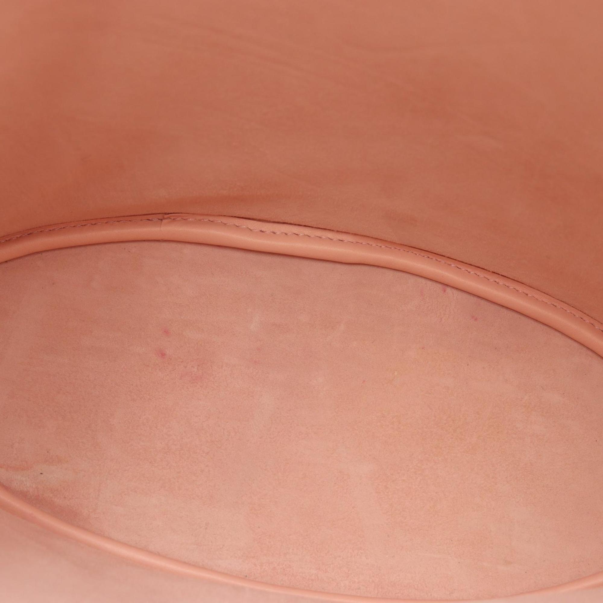 Salvatore Ferragamo Pink Leather Handbag Tote Bag (Pre-Owned)