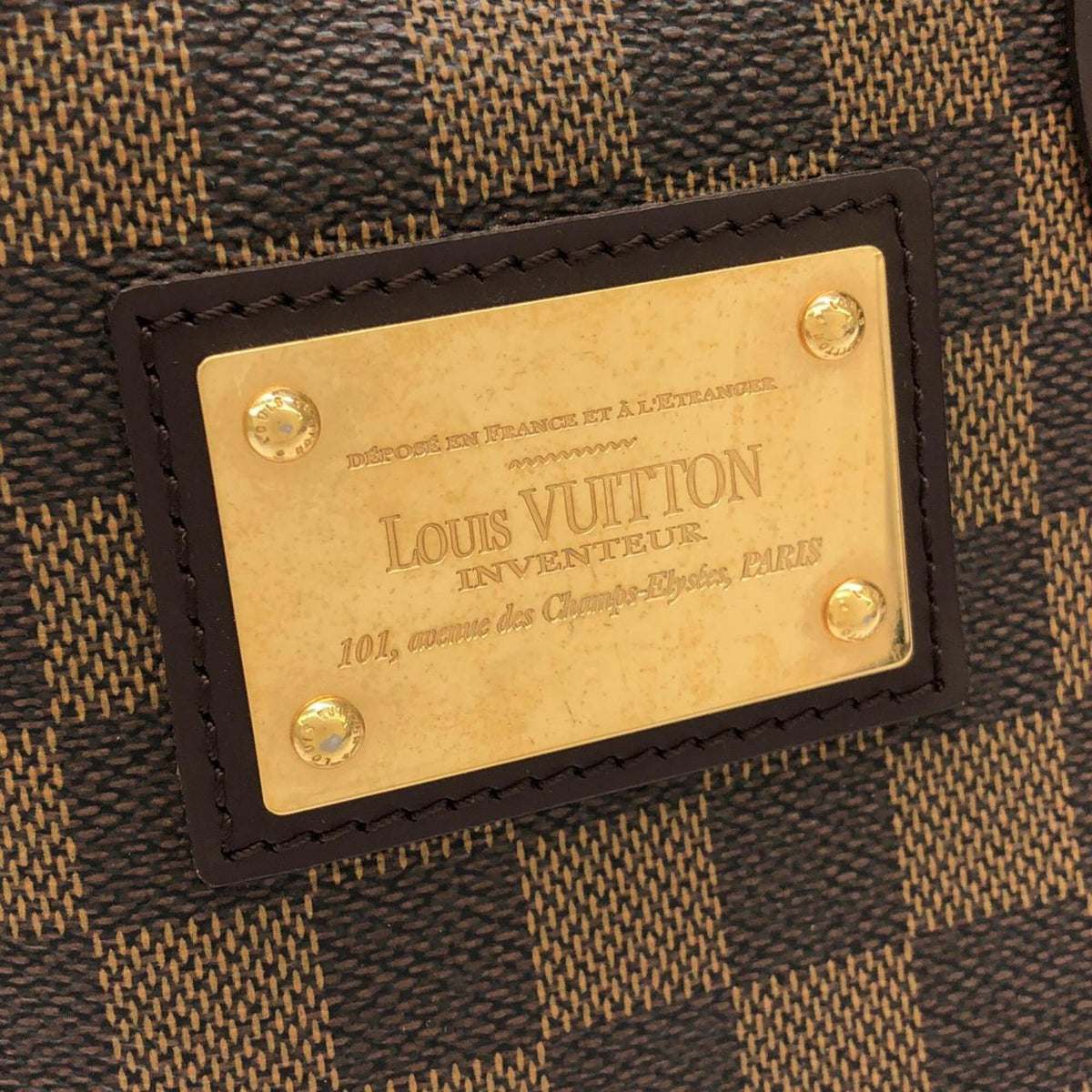 Louis Vuitton Brown Coated Canvas Handbag (Pre-Owned)
