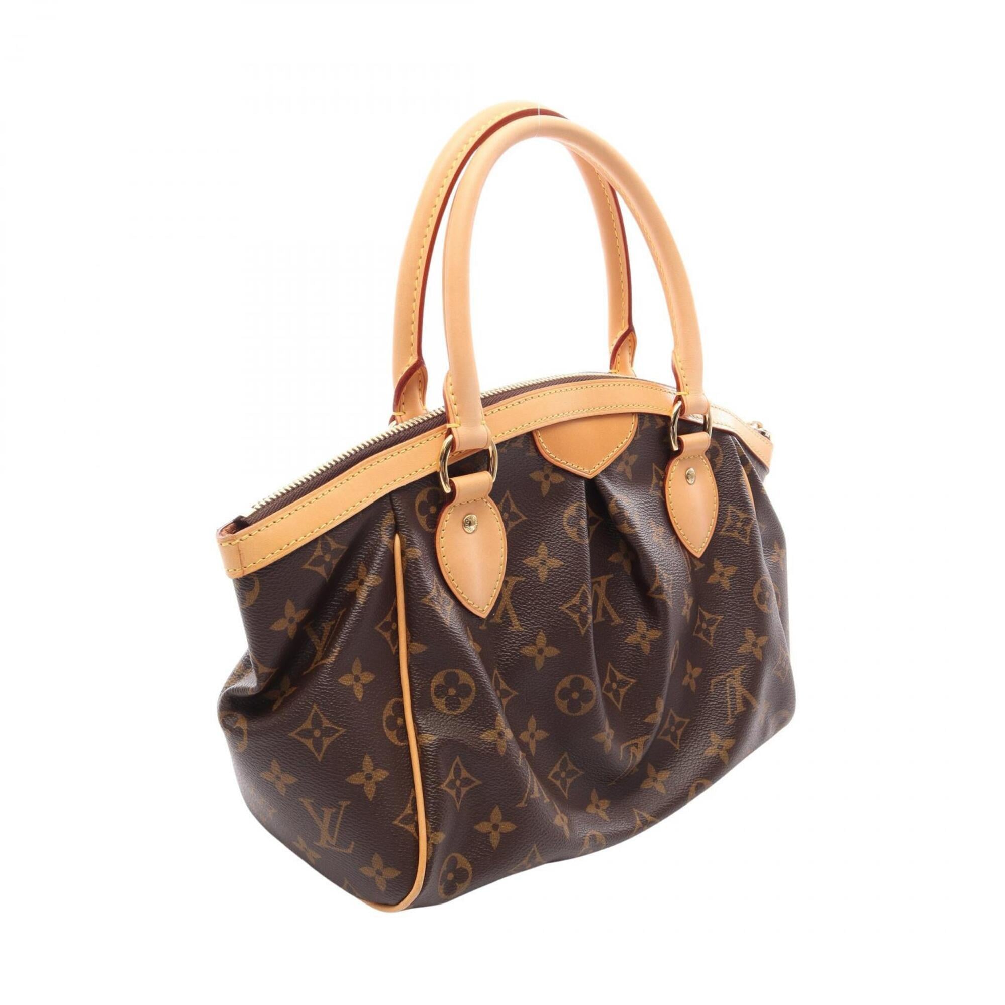 Louis Vuitton Brown Pvc Leather Handbag (Pre-Owned)