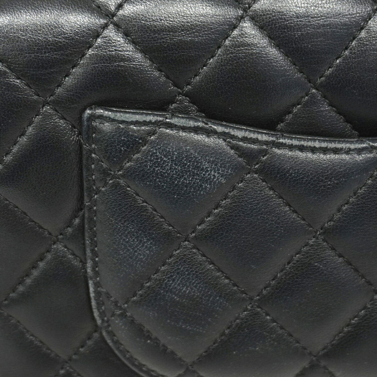 Chanel Black Leather Shoulder Bag (Pre-Owned)