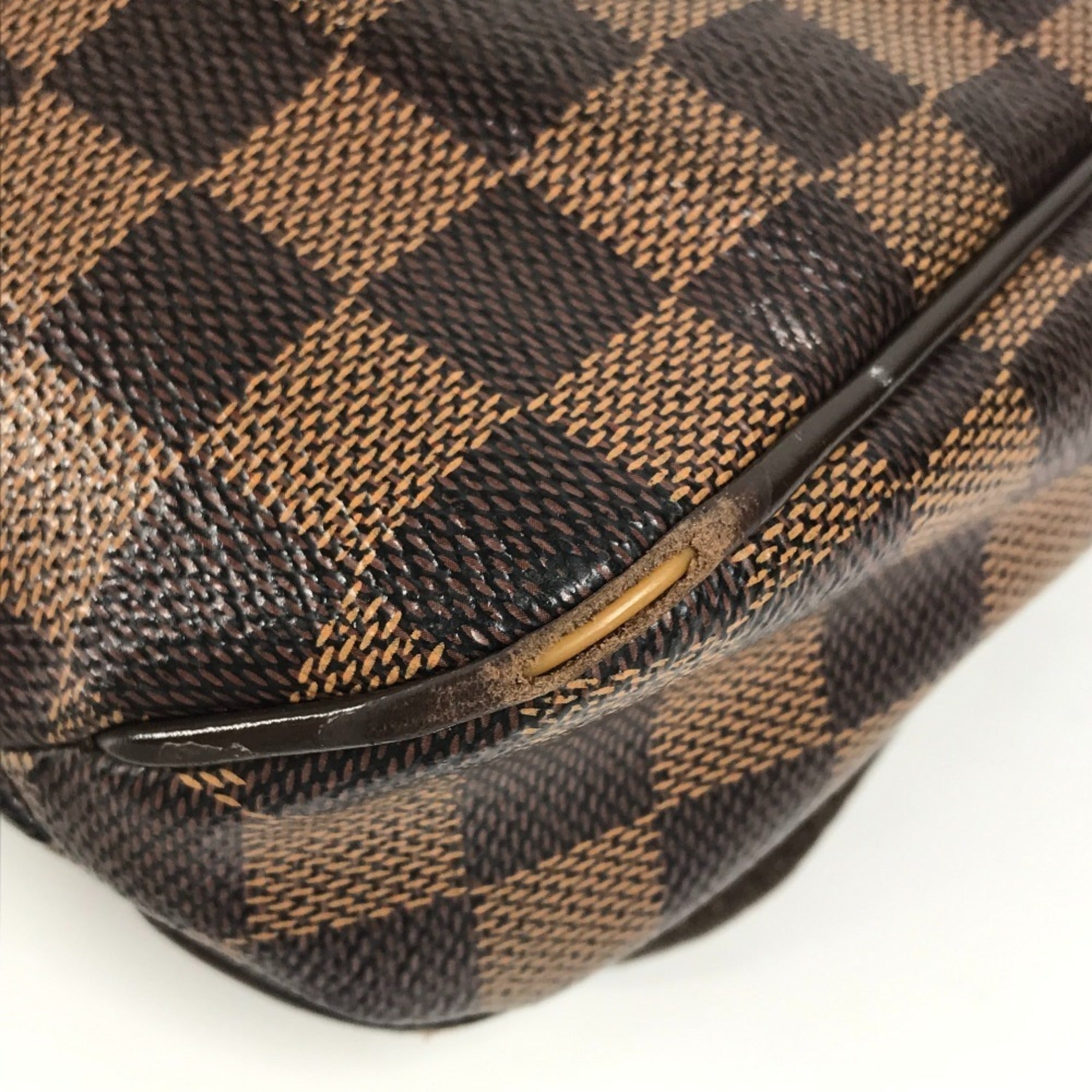 Louis Vuitton Brown Damier Canvas Ebene Damier Canvas Shoulder Bag (Pre-Owned)