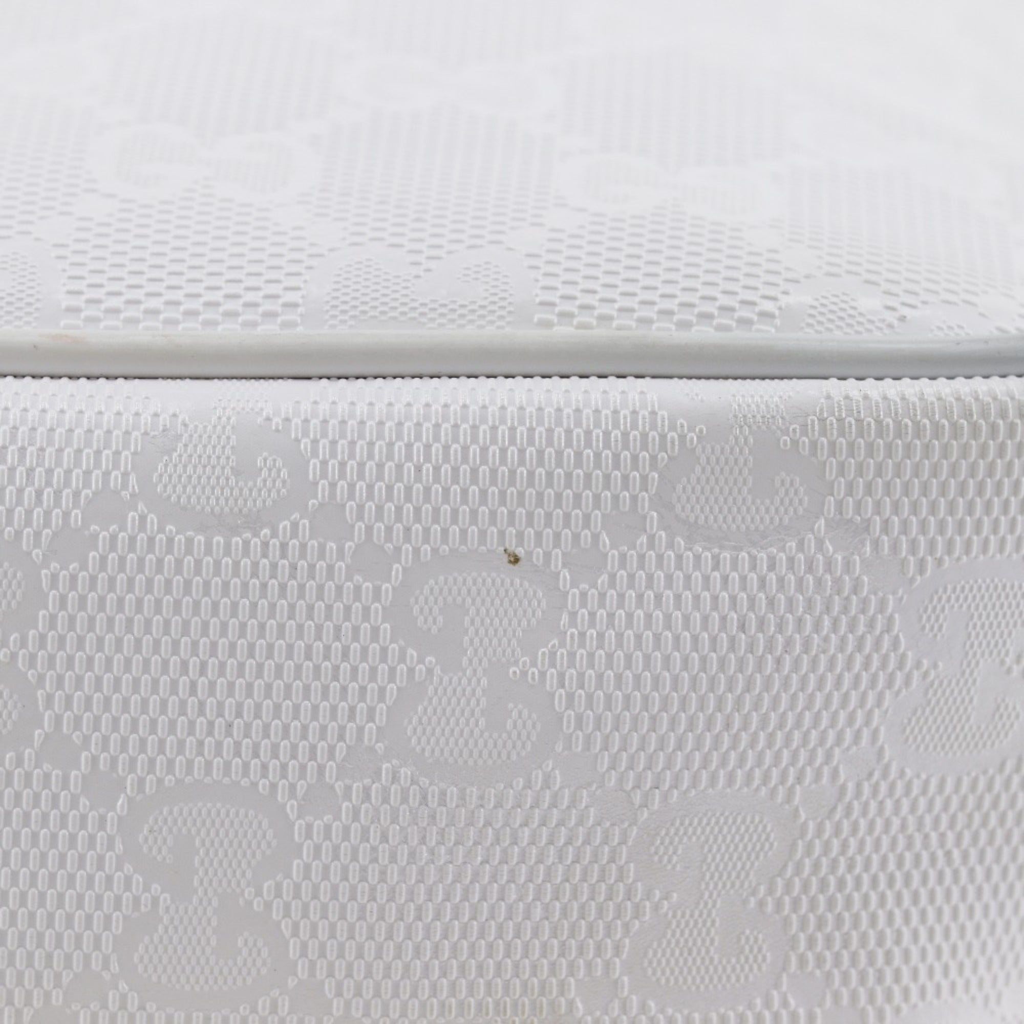 Gucci White Gg Imprimé Pvc Shoulder Bag (Pre-Owned)