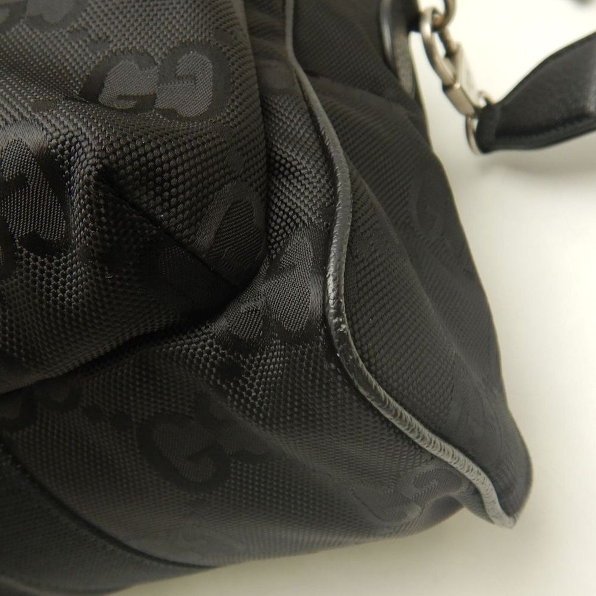 Gucci Black Nylon Canvas Briefcase (Pre-Owned)