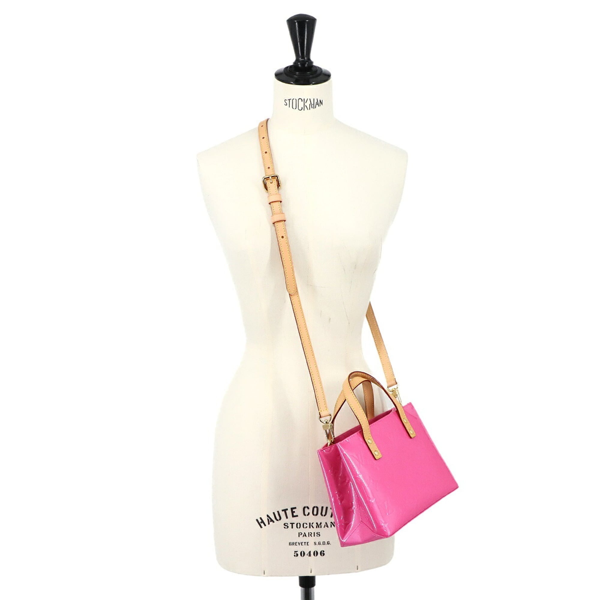 Louis Vuitton Pink Monogram Vernis Leather Handbag (Pre-Owned)