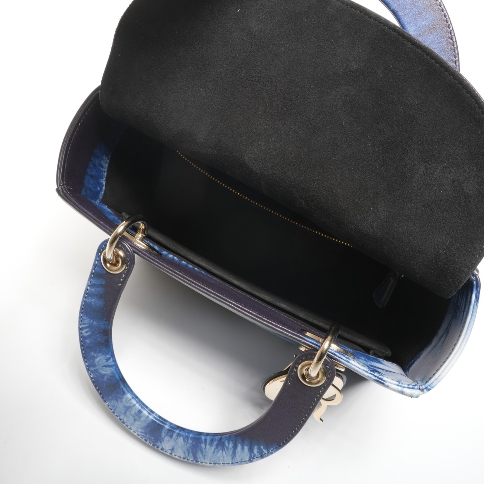 Christian Dior Lady Dior Blue Handbag (Pre-Owned)