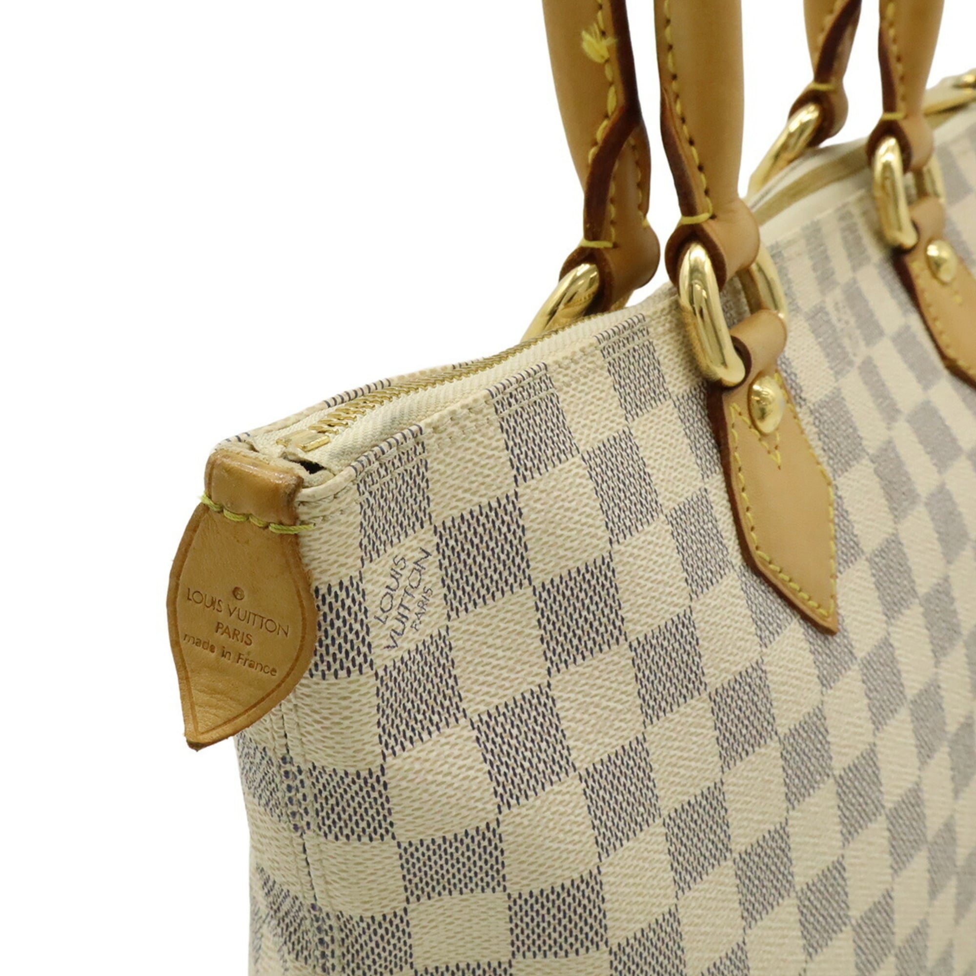 Louis Vuitton Damier Azur Ivory Damier Azur Handbag Tote Bag (Pre-Owned)
