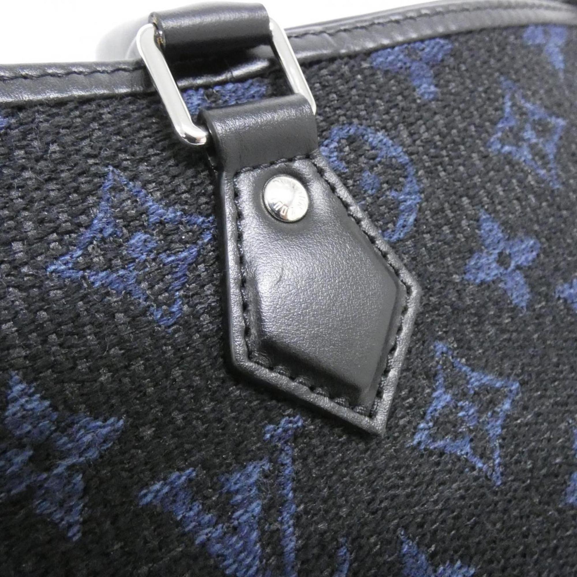 Louis Vuitton Blue Cobalt Jacquard Leather Handbag (Pre-Owned)