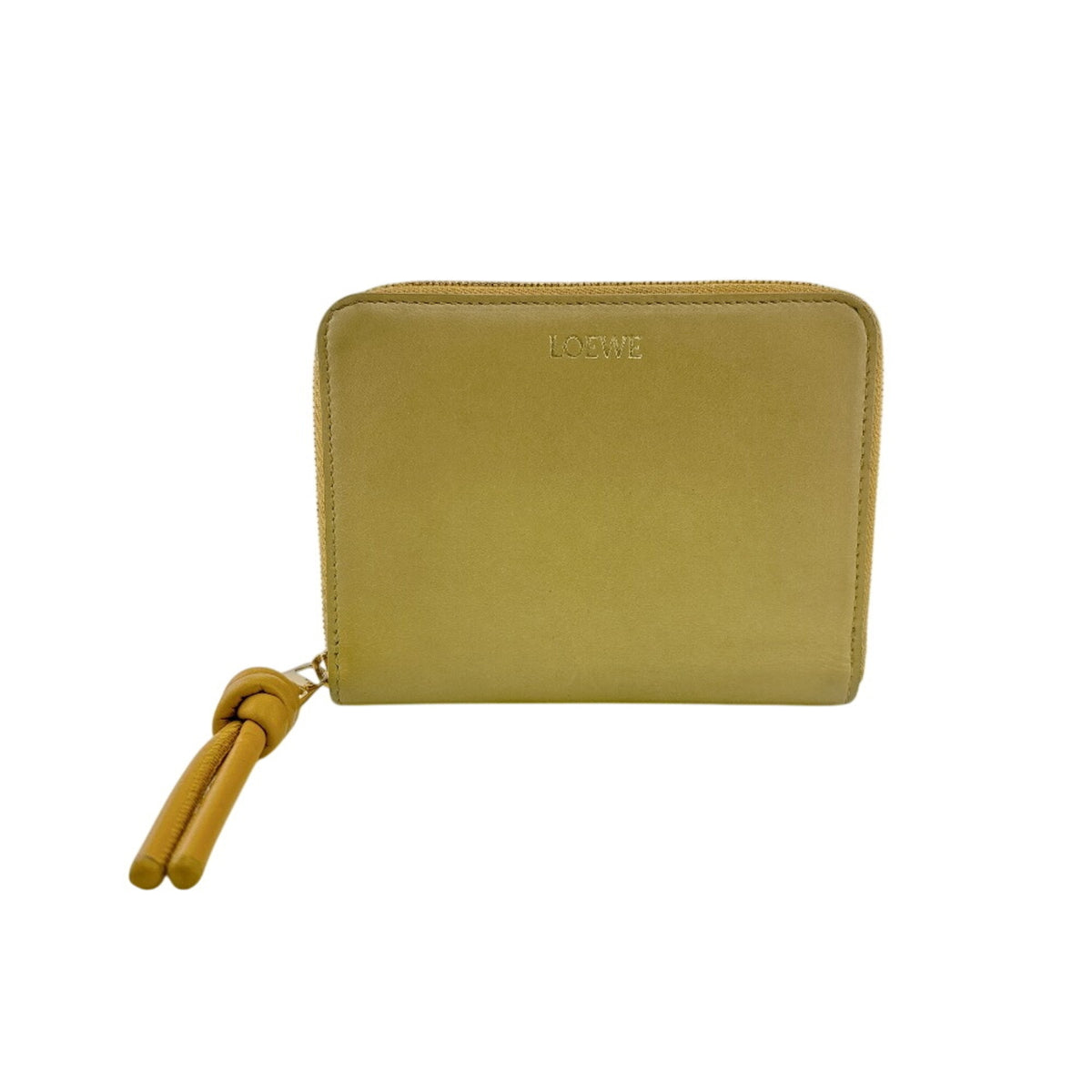 Loewe Yellow Leather Wallet (Bi-Fold) (Pre-Owned)