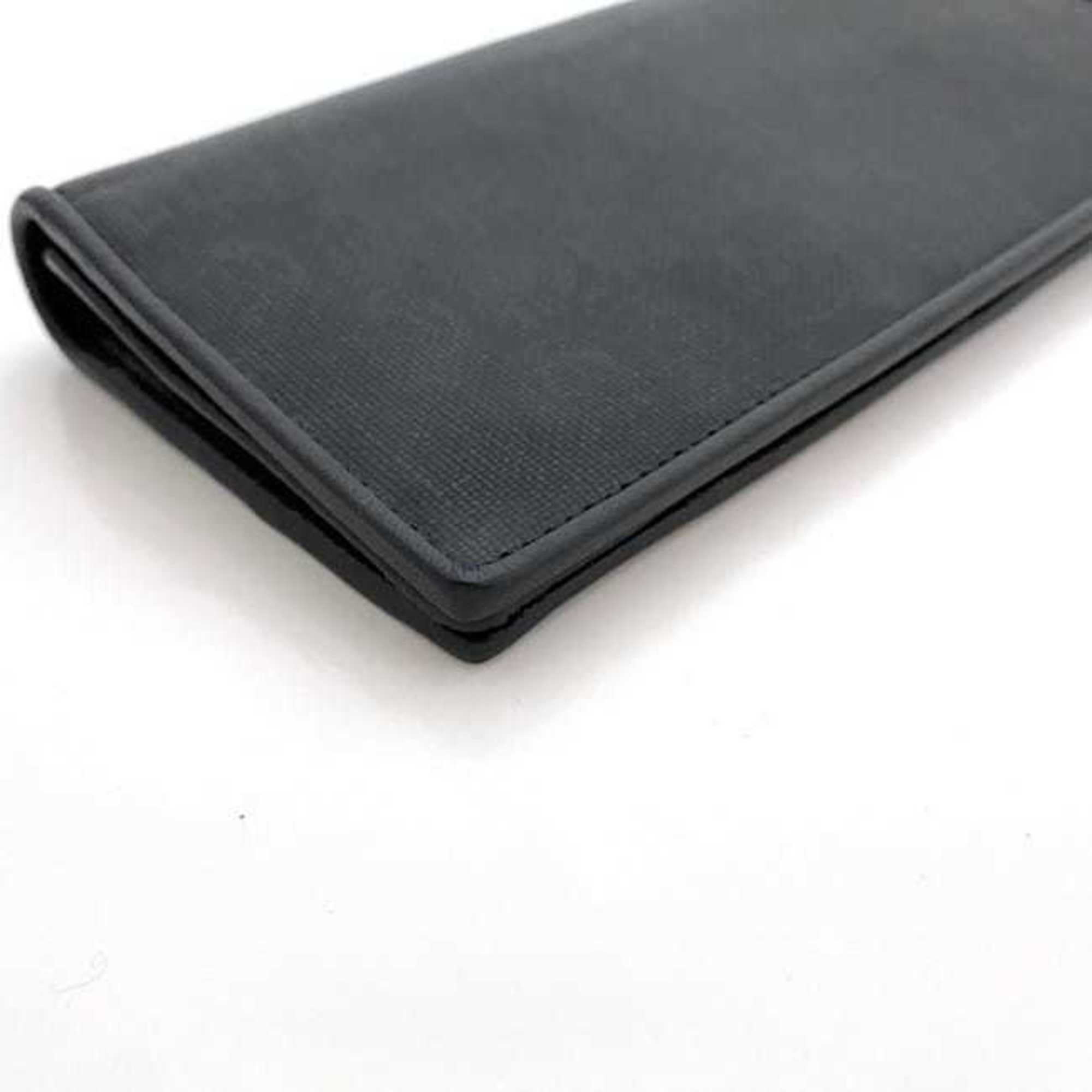 Dunhill Black Leather Long Wallet (Bi-Fold) (Pre-Owned)