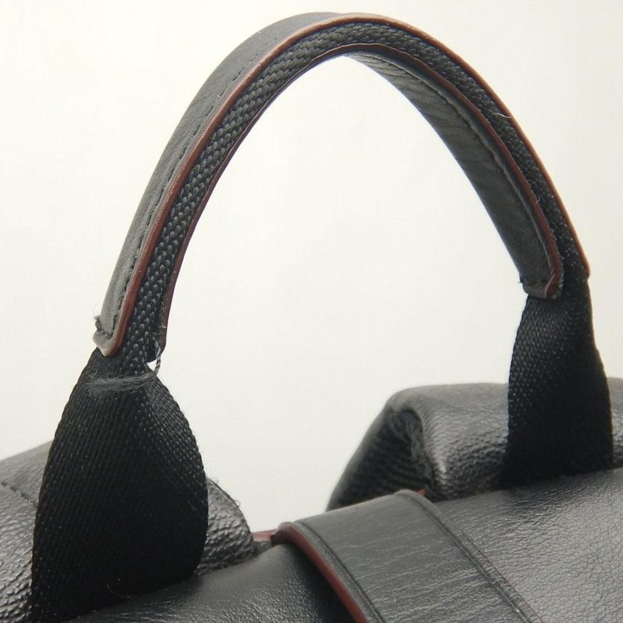 Coach Black Coated Canvas Backpack (Pre-Owned)