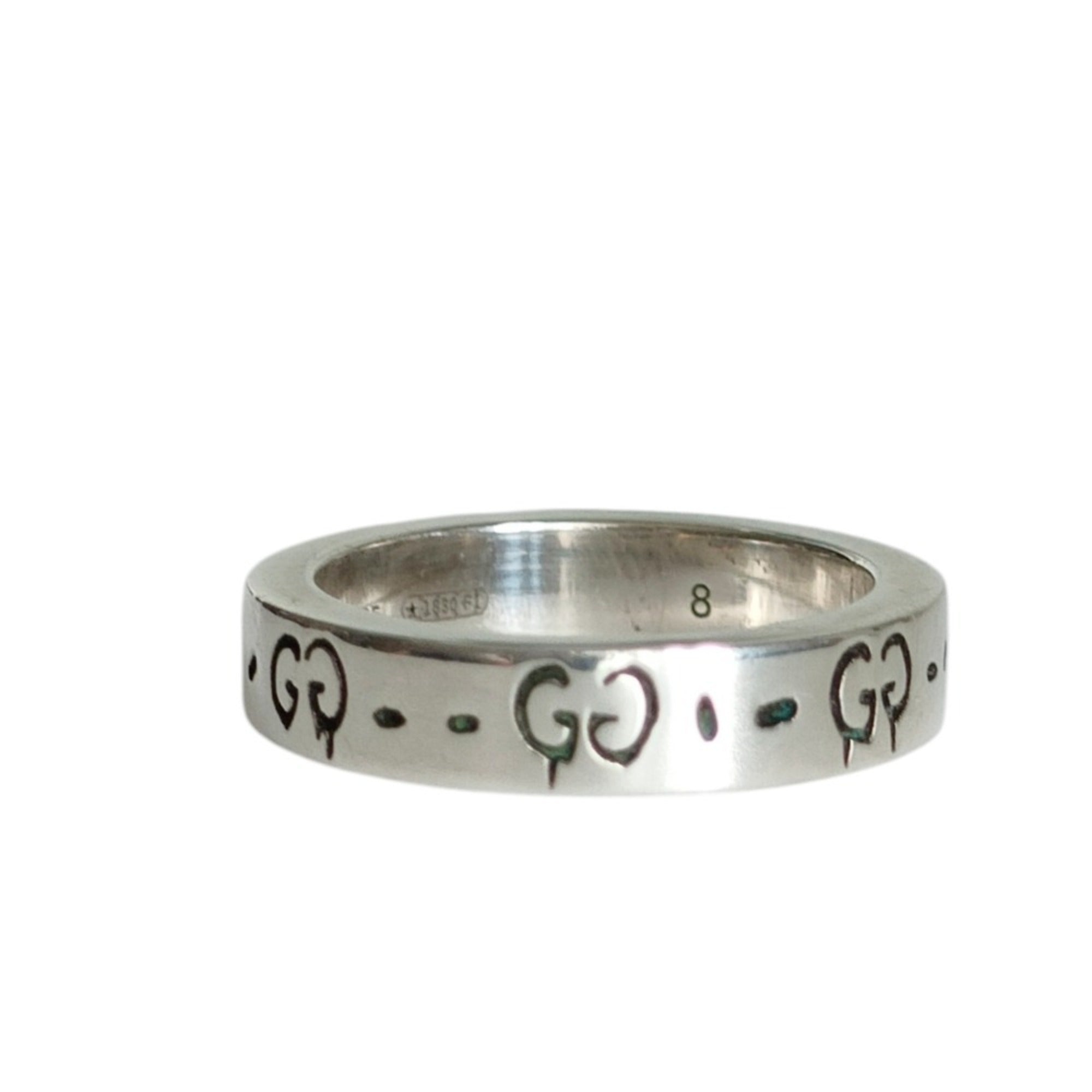 Gucci Silver Silver 925 Band Ring (Pre-Owned)