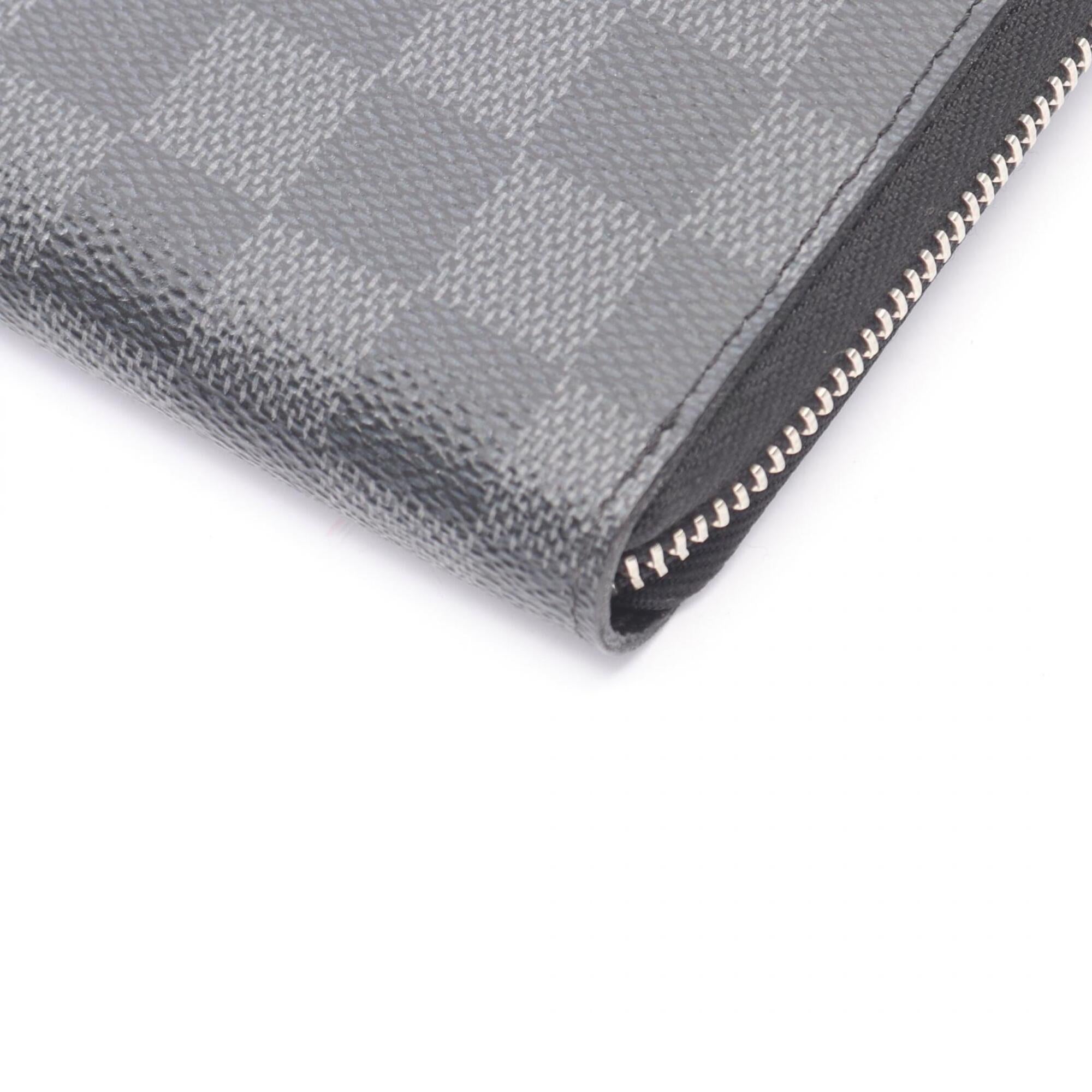 Louis Vuitton Black Damier Graphite Pvc Coated Canvas Long Wallet (Bi-Fold) (Pre-Owned)