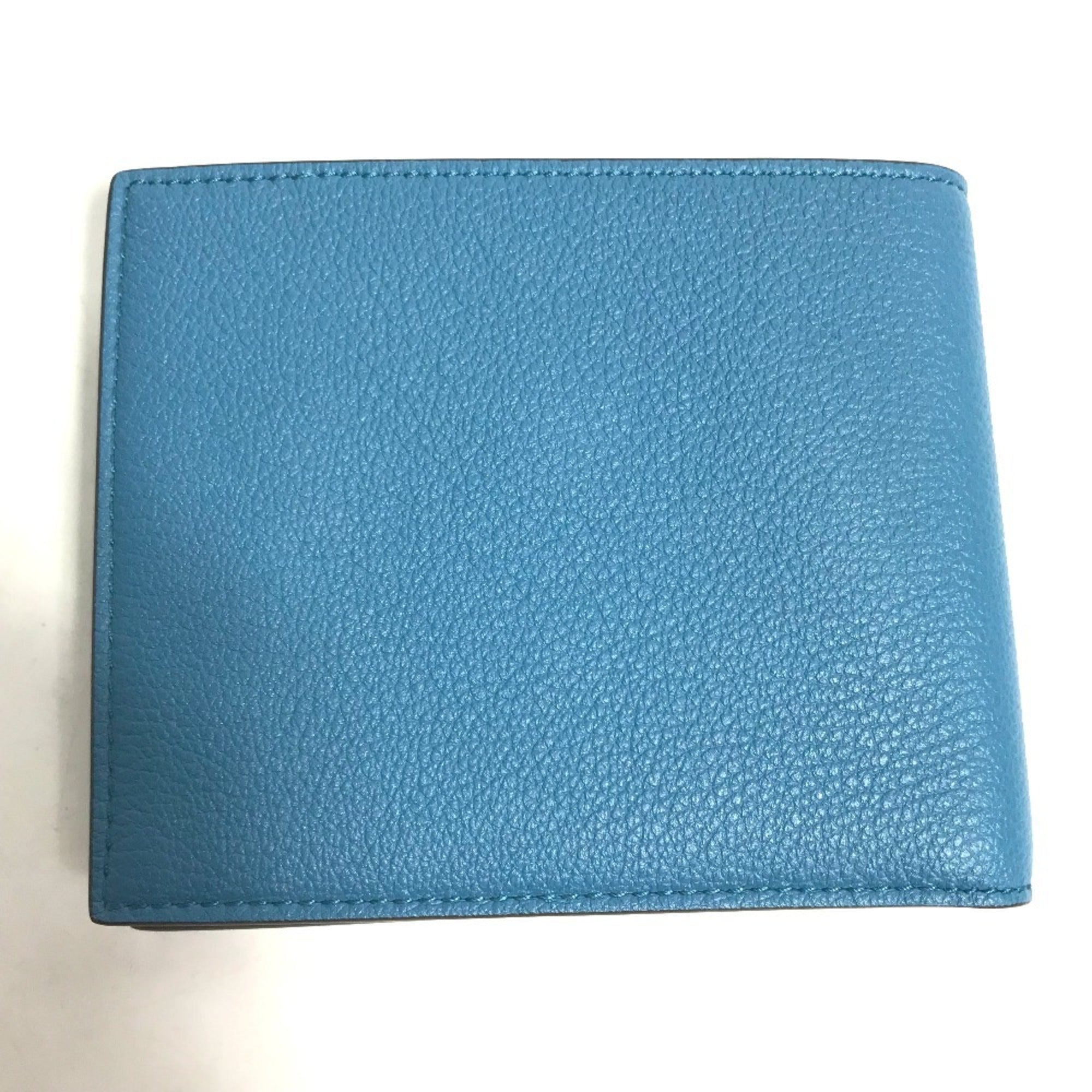 Gucci Blue Leather Wallet (Bi-Fold) (Pre-Owned)