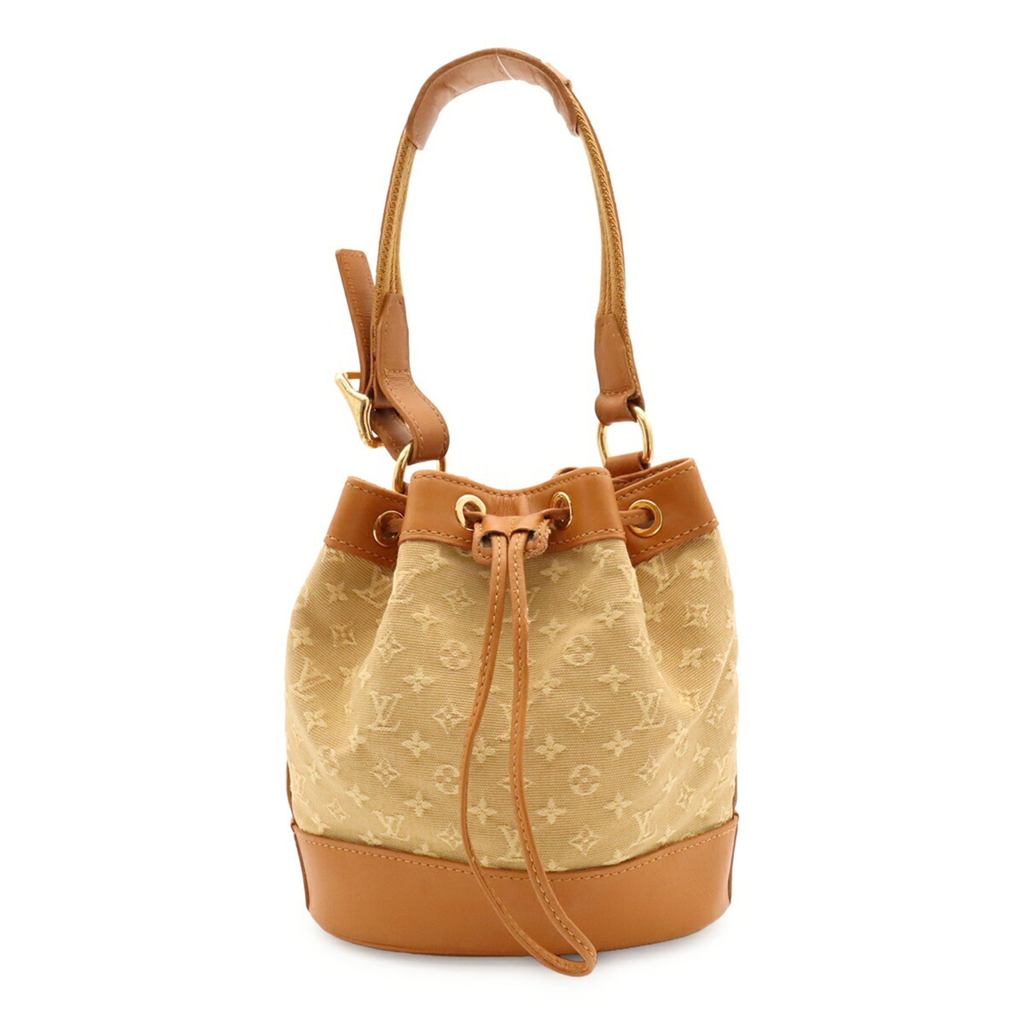 Louis Vuitton Monogram Mini Beige Brown Canvas Leather Handbag (Pre-Owned)