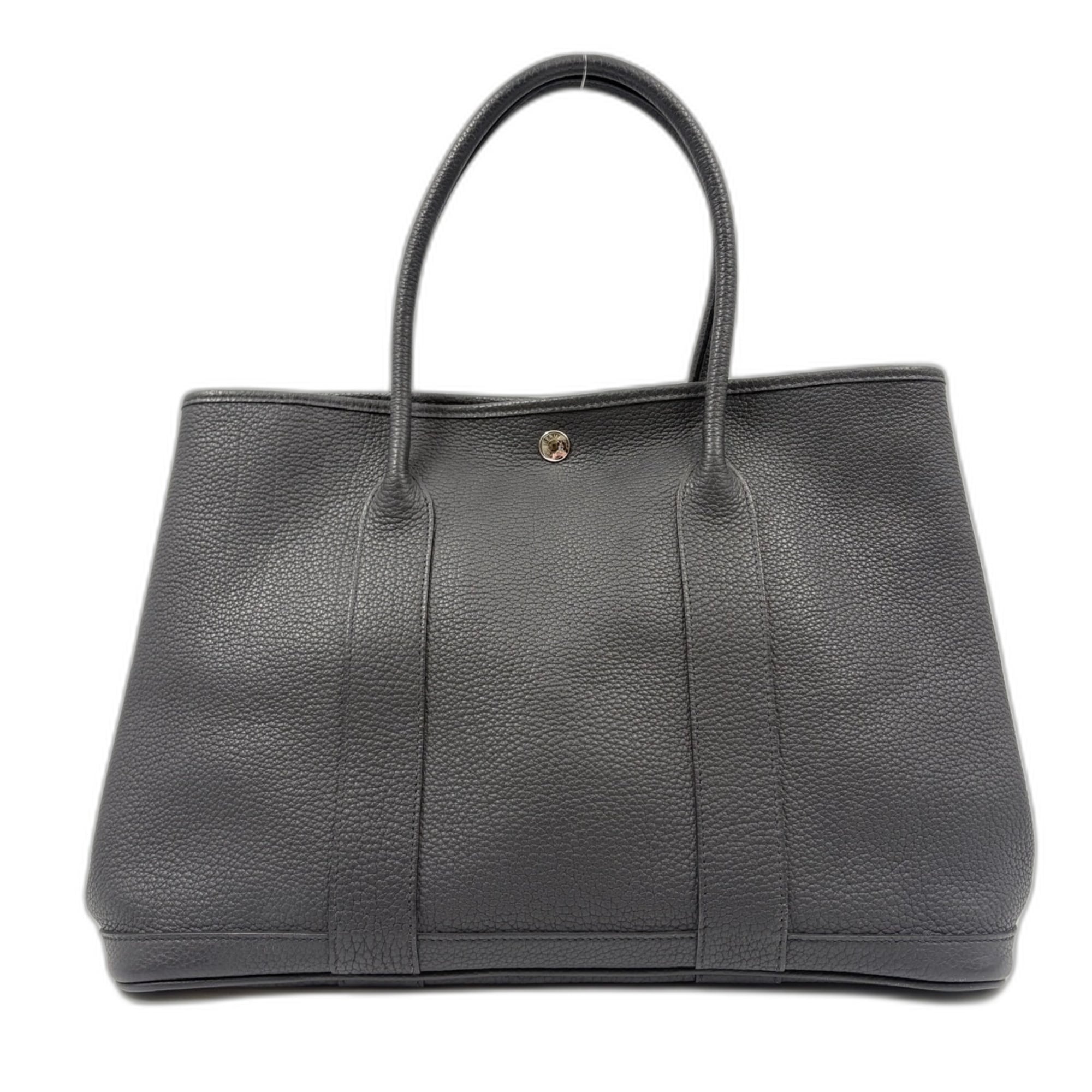 Hermes Garden Gray Handbag (Pre-Owned)