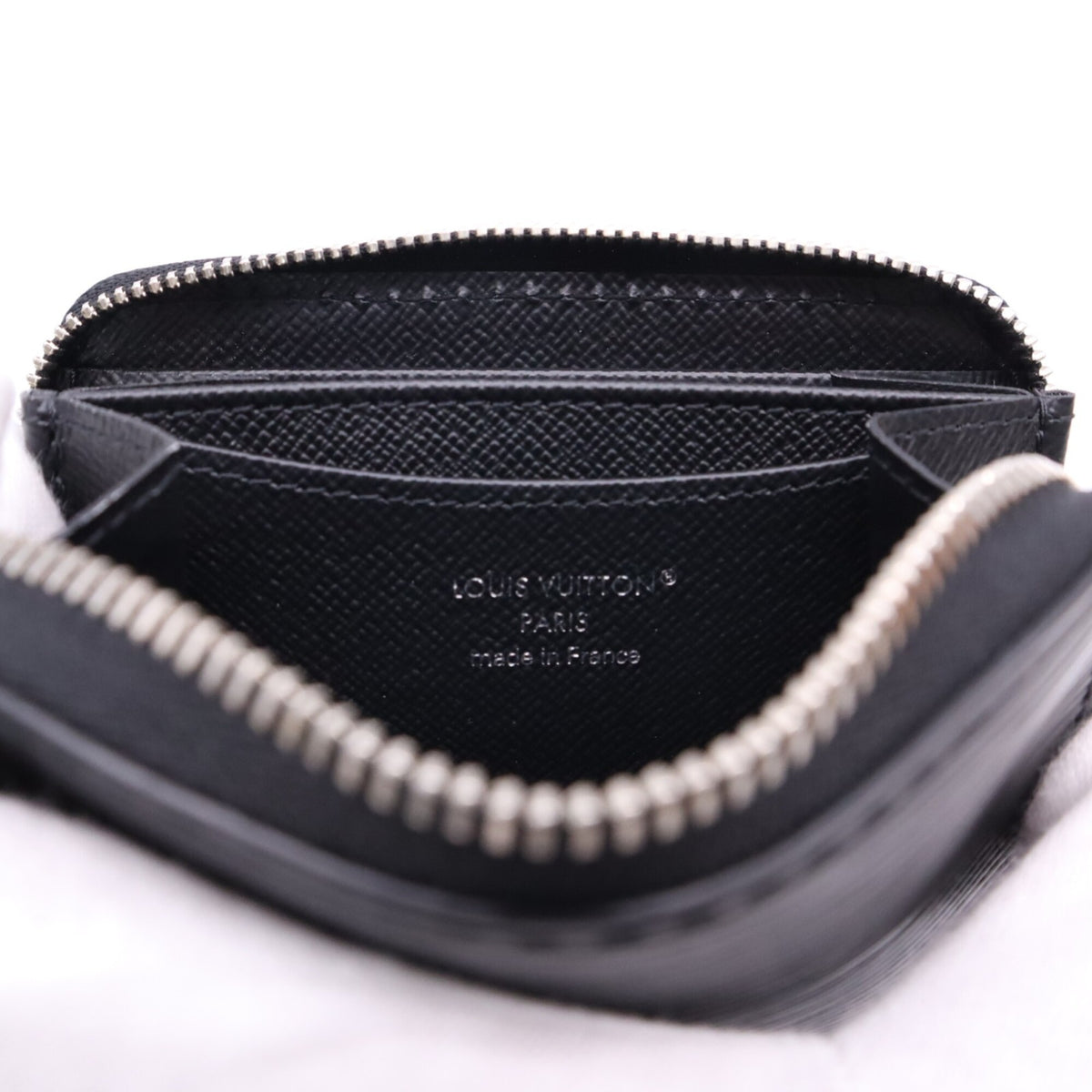 Louis Vuitton Epi Black Leather Coin Purse/Coin Case (Pre-Owned)