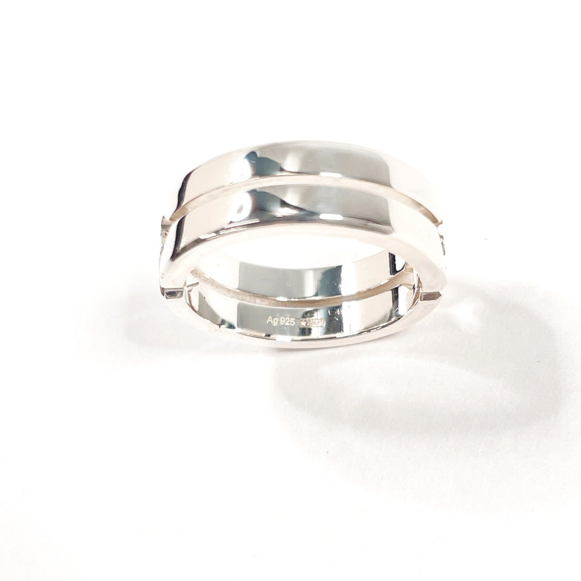Gucci Silver Silver 925 Band Ring (Pre-Owned)