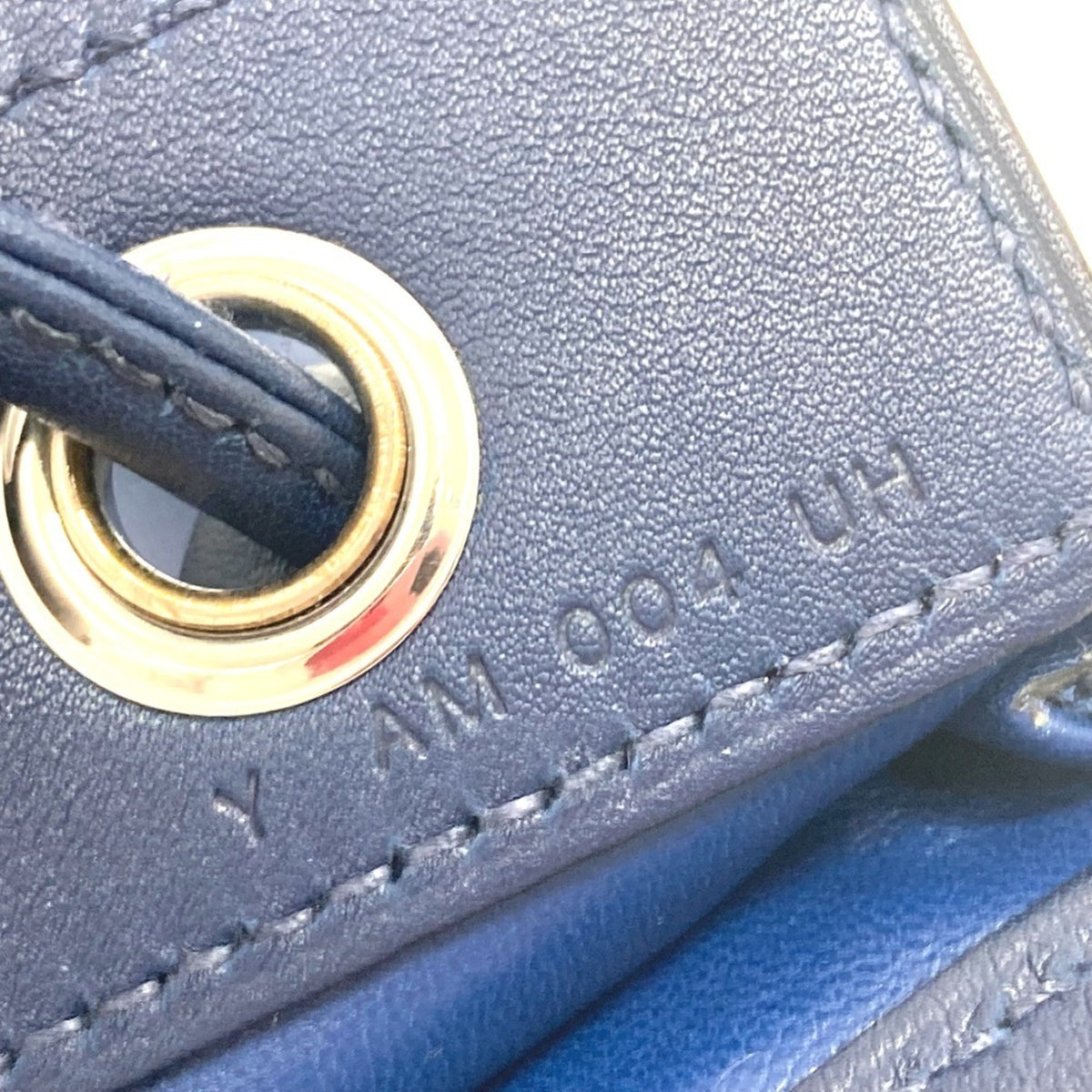 Hermes Blue Swift Leather Pochette Shoulder Bag (Pre-Owned)