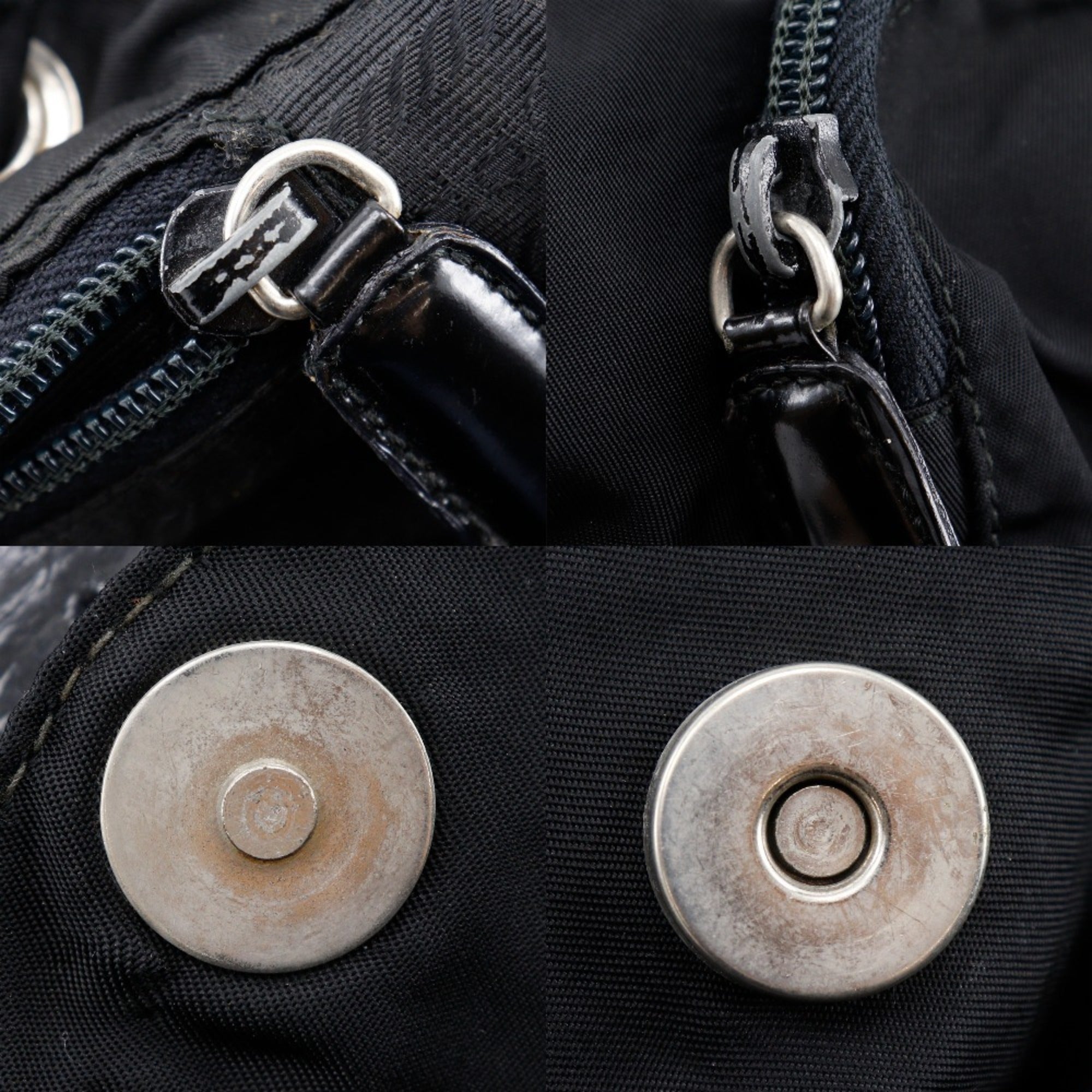 Prada Black Nylon Backpack Tote Bag (Pre-Owned)