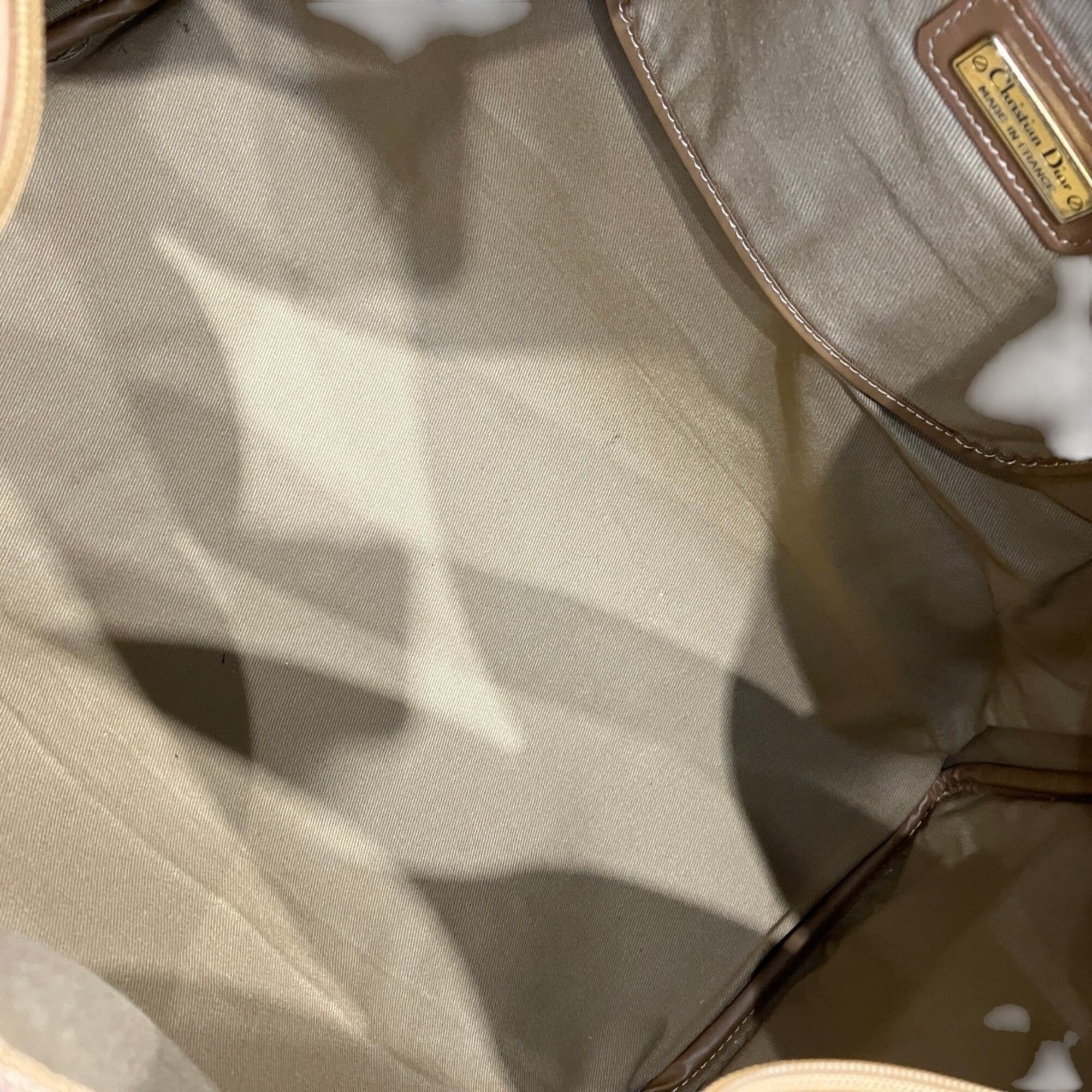 Christian Dior Dark Brown Pvc Boston Bag (Pre-Owned)