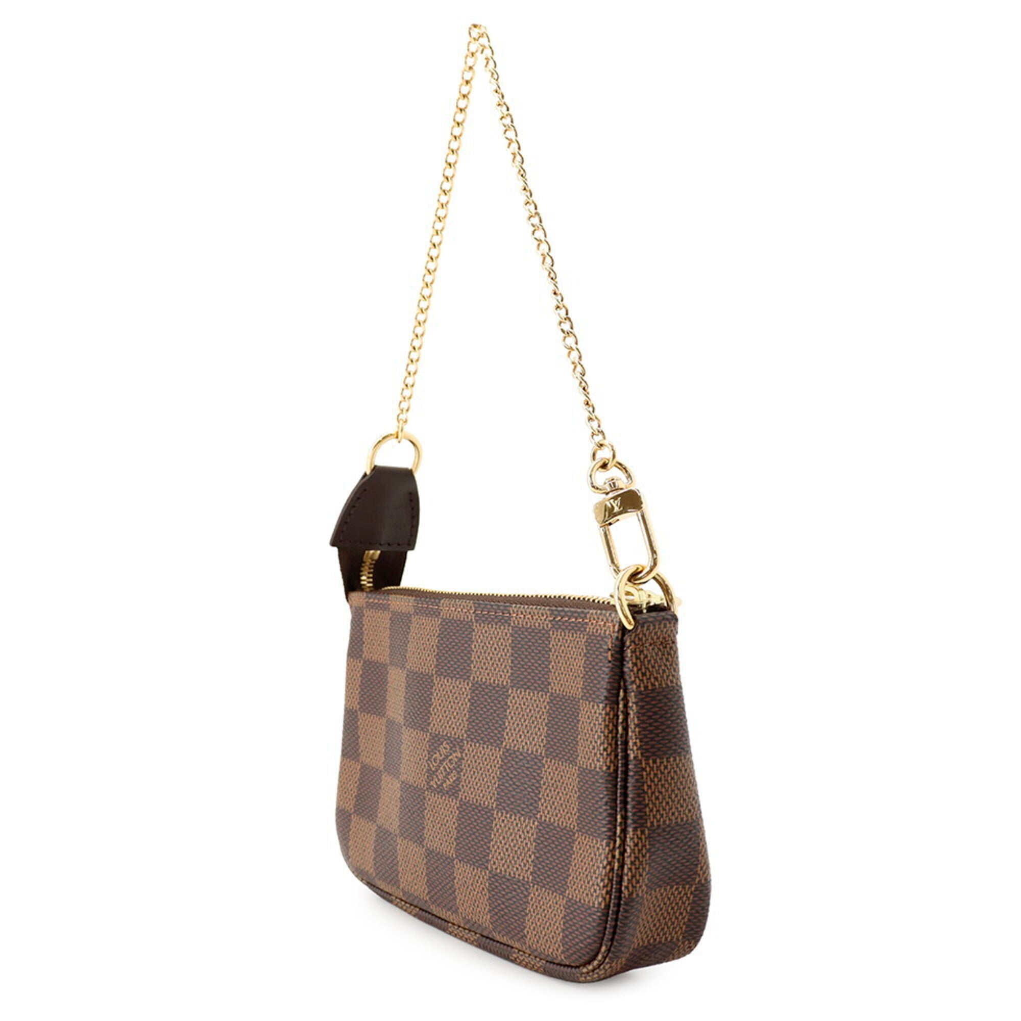 Louis Vuitton Damier Red Color Damier Canvas Handbag Pochette Pouch (Pre-Owned)