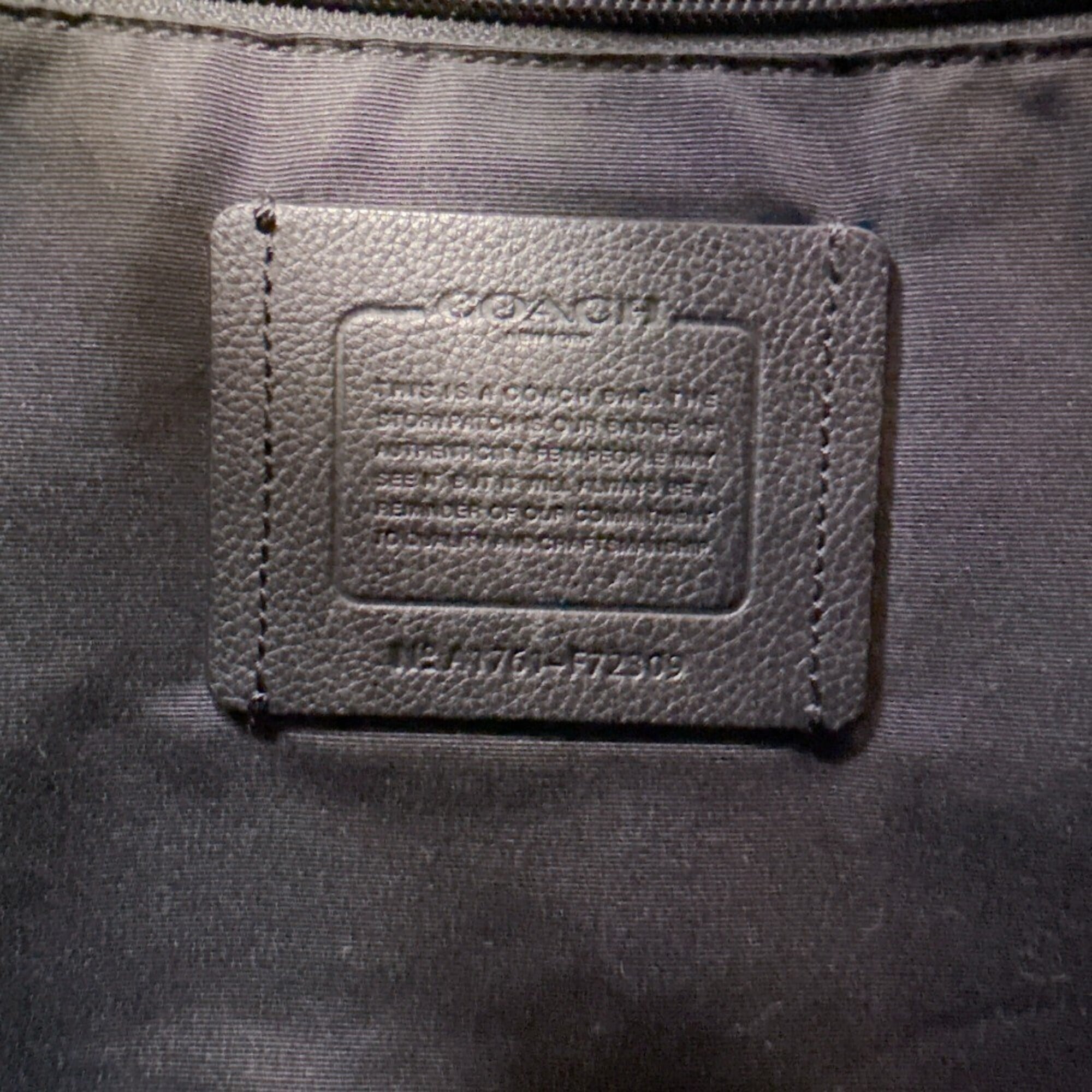 Coach Black Leather Briefcase (Pre-Owned)