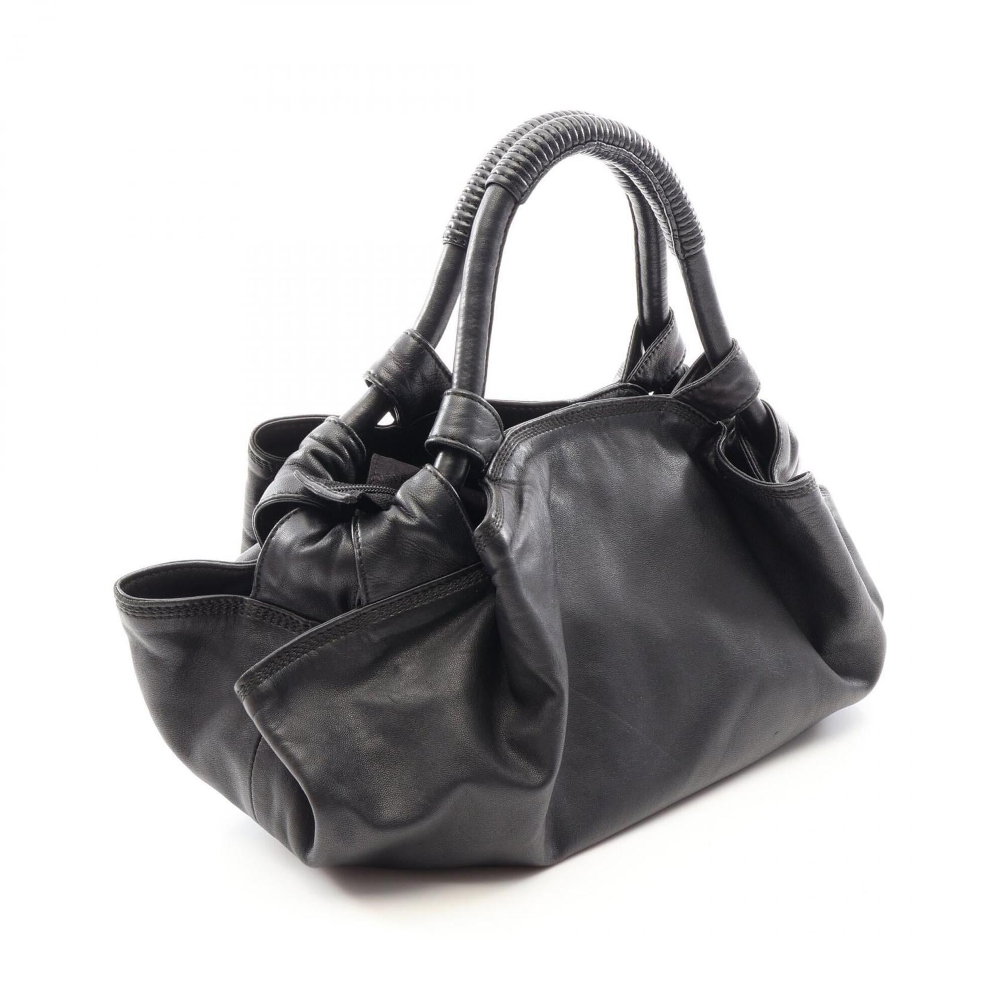 Loewe Black Leather Handbag (Pre-Owned)