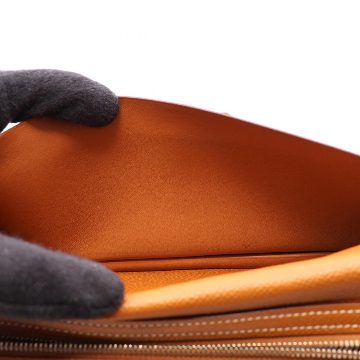 Hermes Brown Epsom Leather Long Wallet (Bi-Fold) (Pre-Owned)
