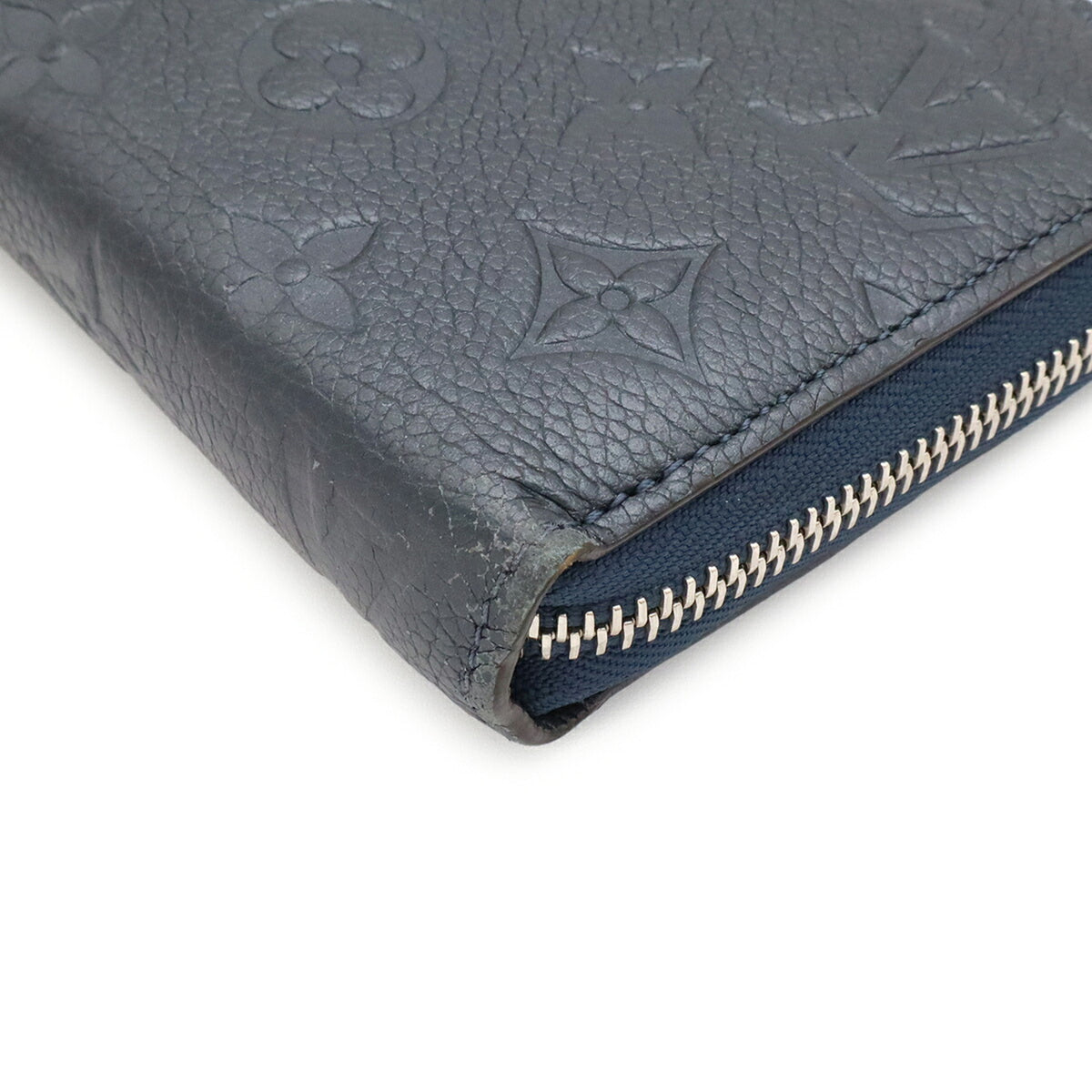 Louis Vuitton Black Marine Monogram Empreinte Leather Long Wallet (Bi-Fold) (Pre-Owned)