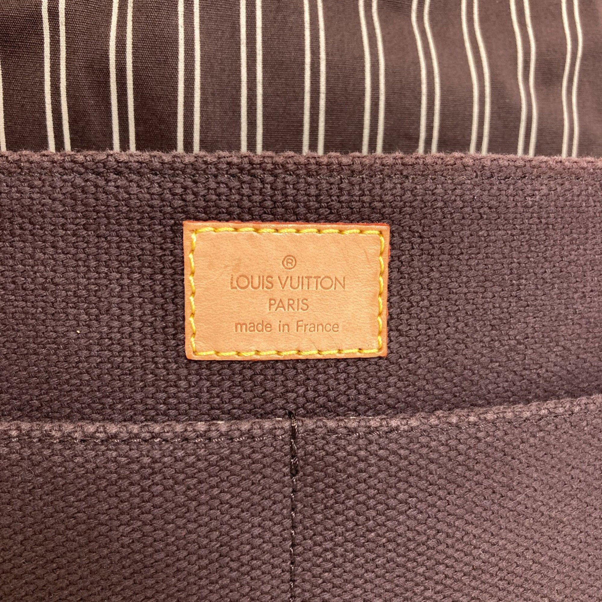 Louis Vuitton Brown Canvas Shoulder Bag (Pre-Owned)