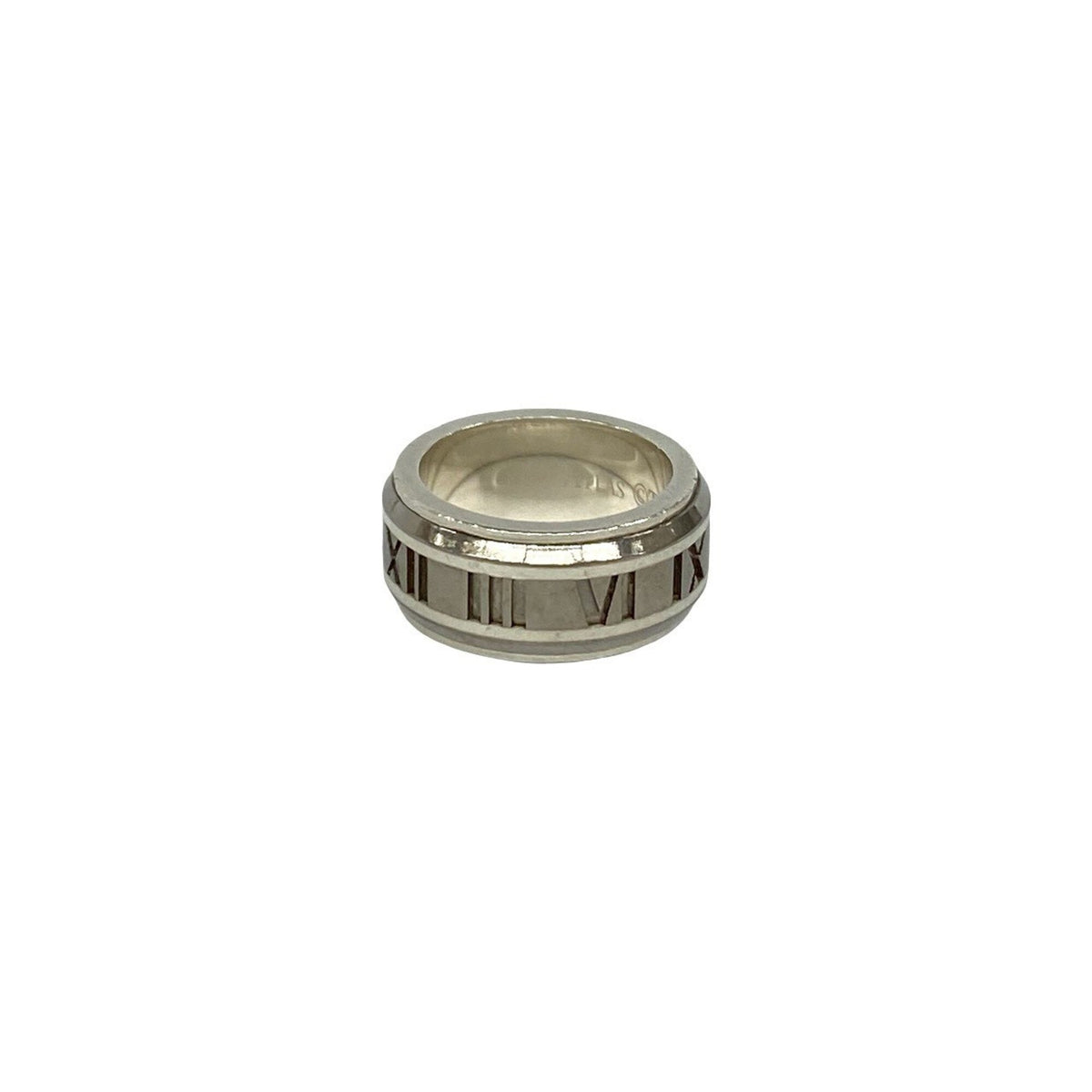 Tiffany Silver Silver 925 Band Ring (Pre-Owned)