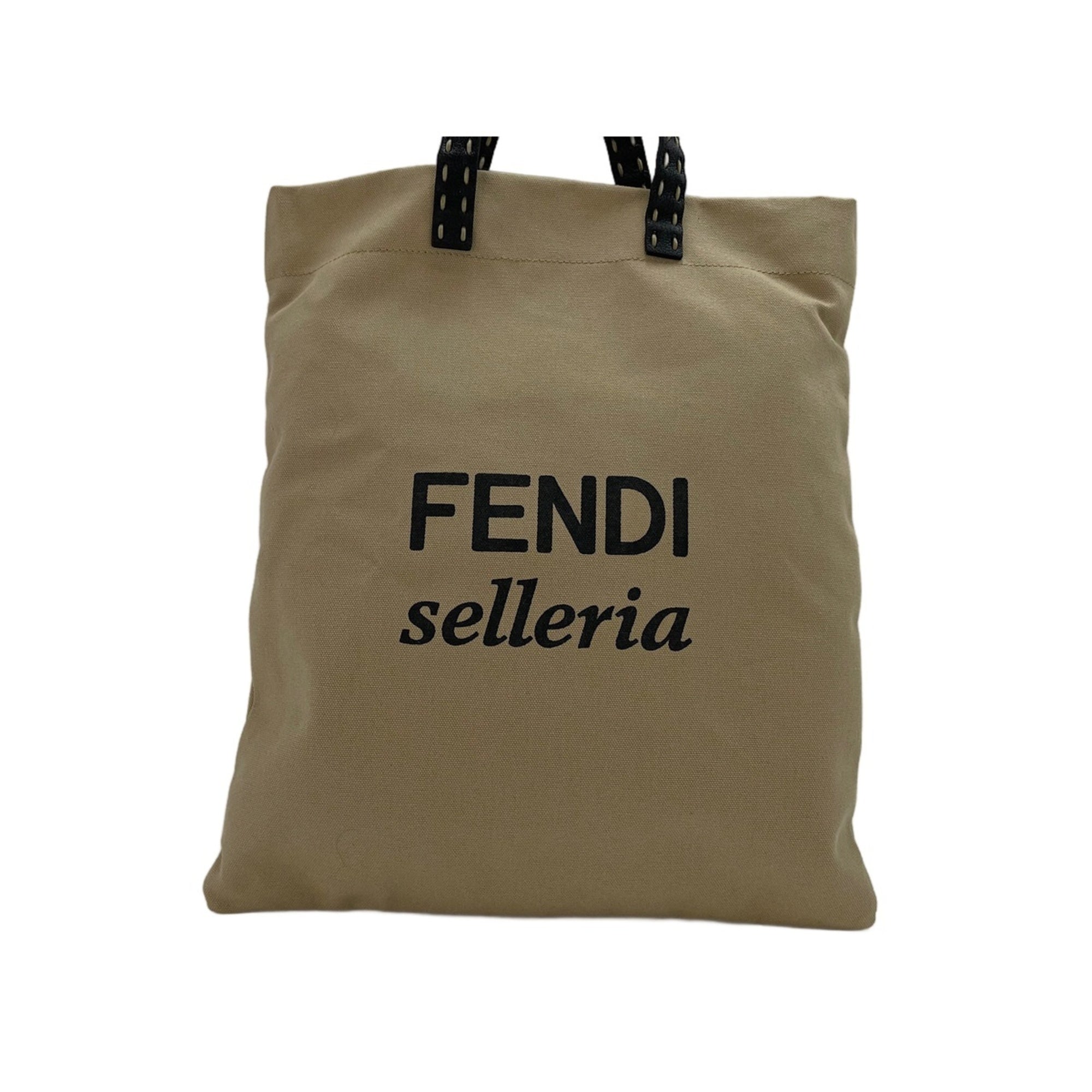 Fendi Selleria Beige Handbag (Pre-Owned)
