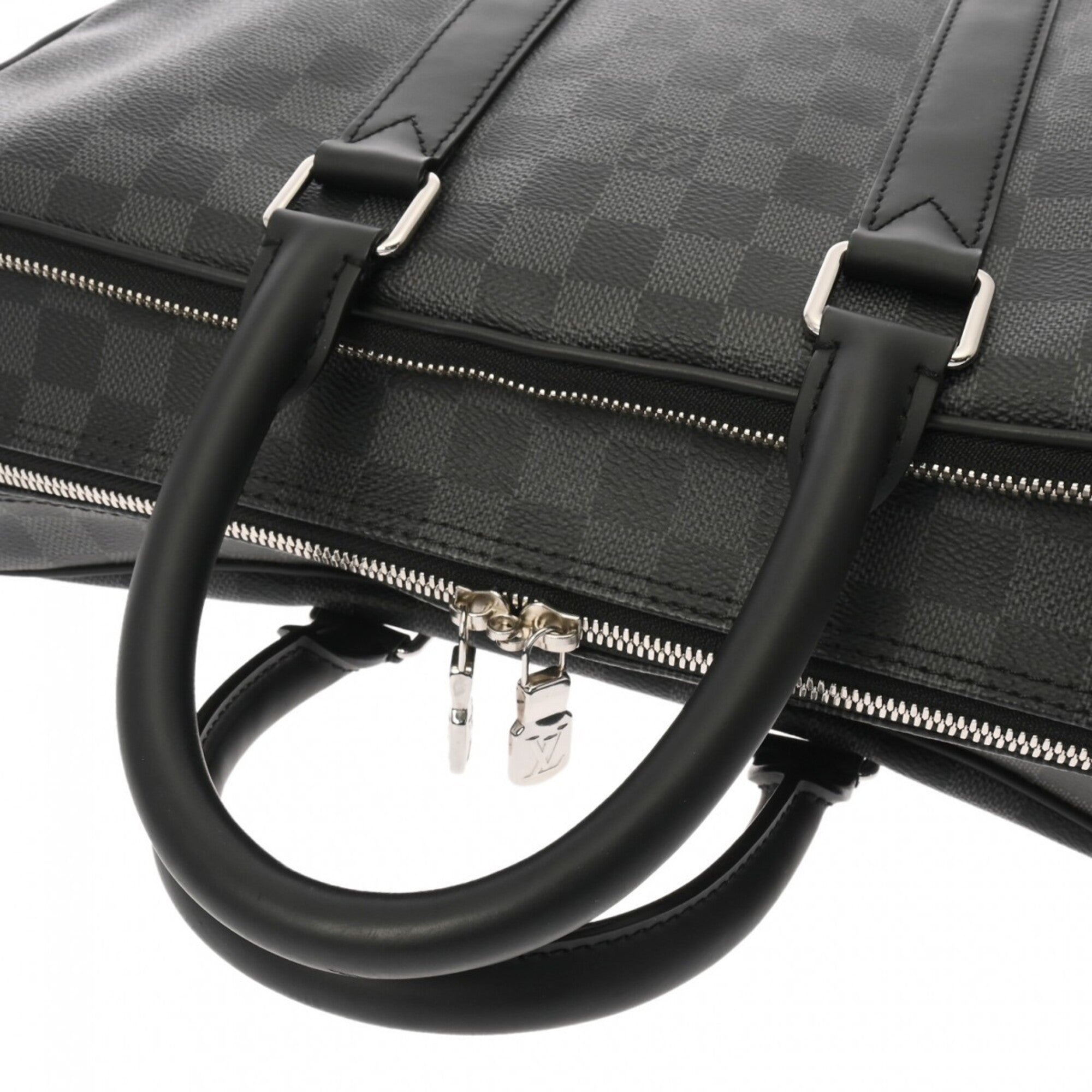 Louis Vuitton Black Damier Canvas Briefcase (Pre-Owned)