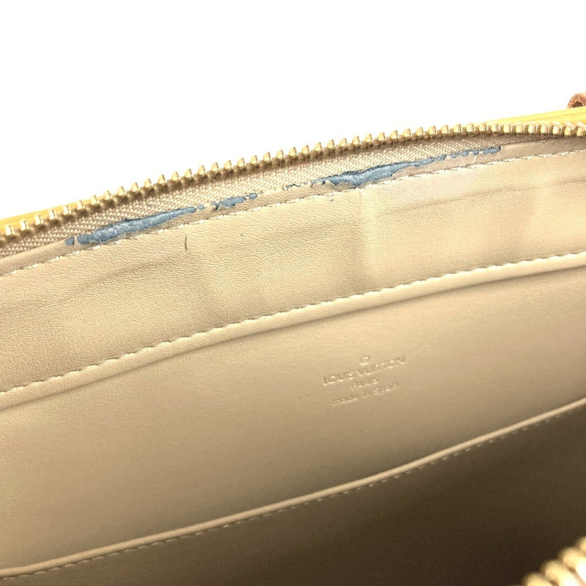 Louis Vuitton Beige Galle Monogram Vernis Shoulder Bag Tote Bag (Pre-Owned)