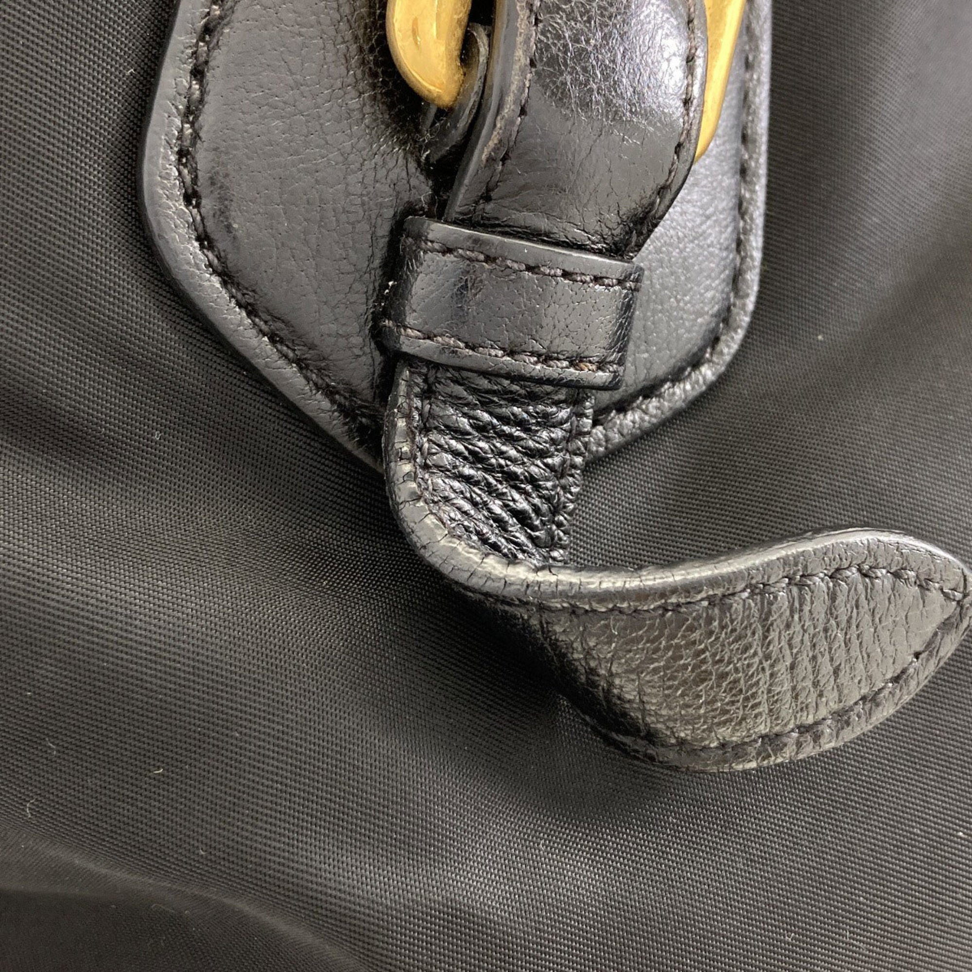Prada Black Nylon Tote Bag (Pre-Owned)
