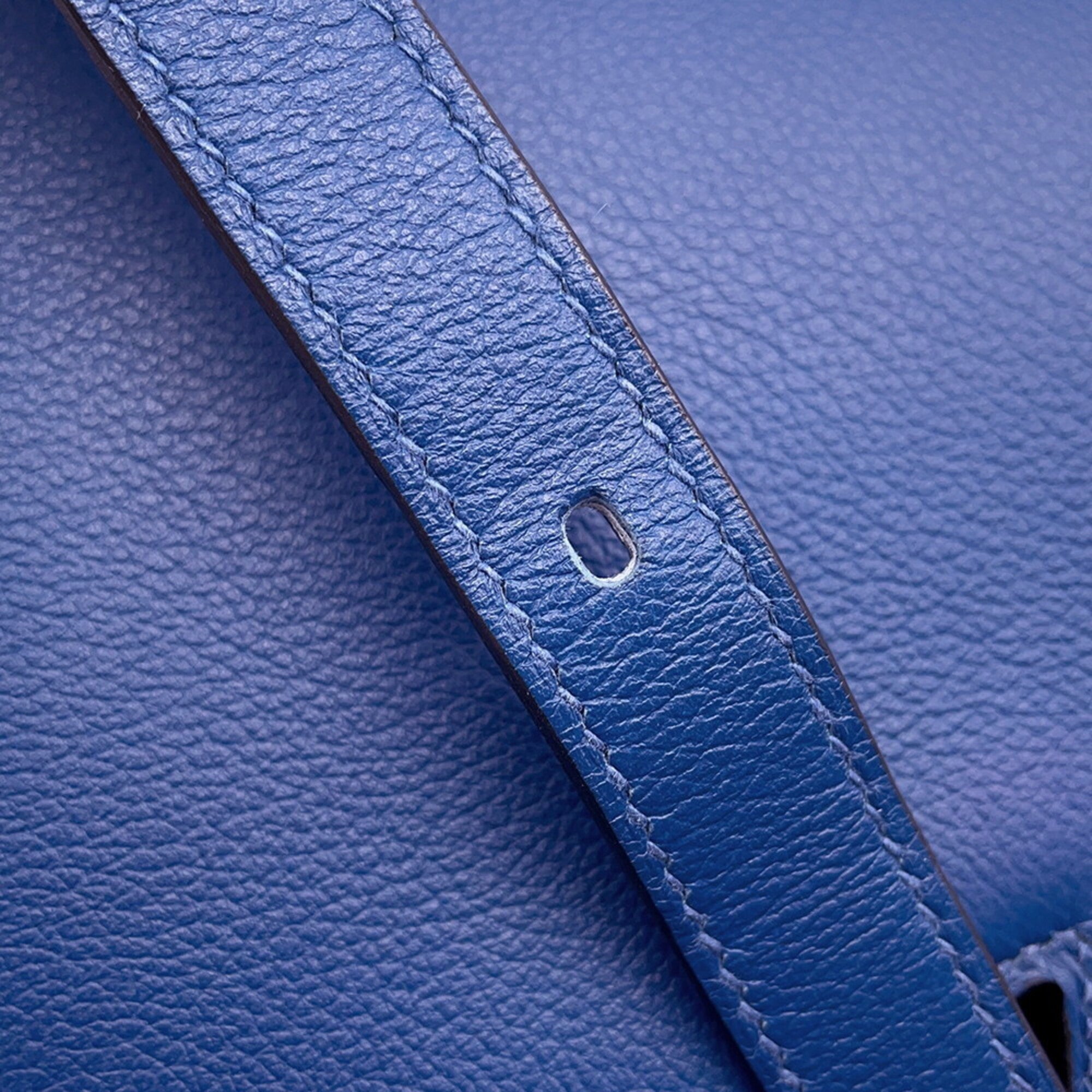 Hermes Kara Blue Handbag Shoulder Bag (Pre-Owned)