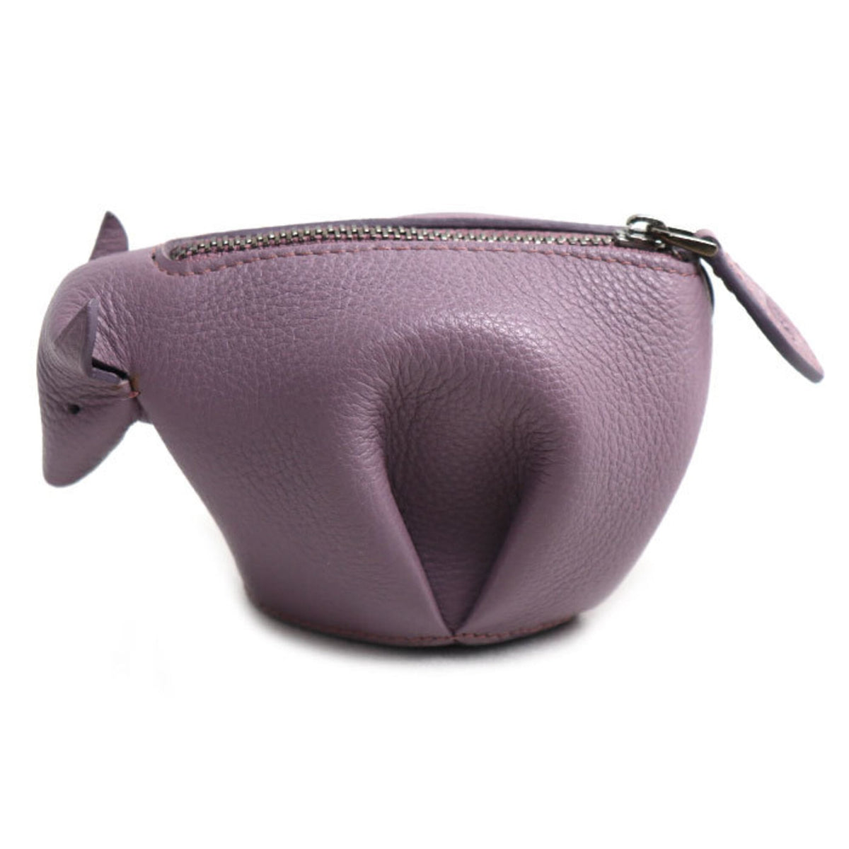 Loewe Purple Leather Coin Purse/Coin Case (Pre-Owned)