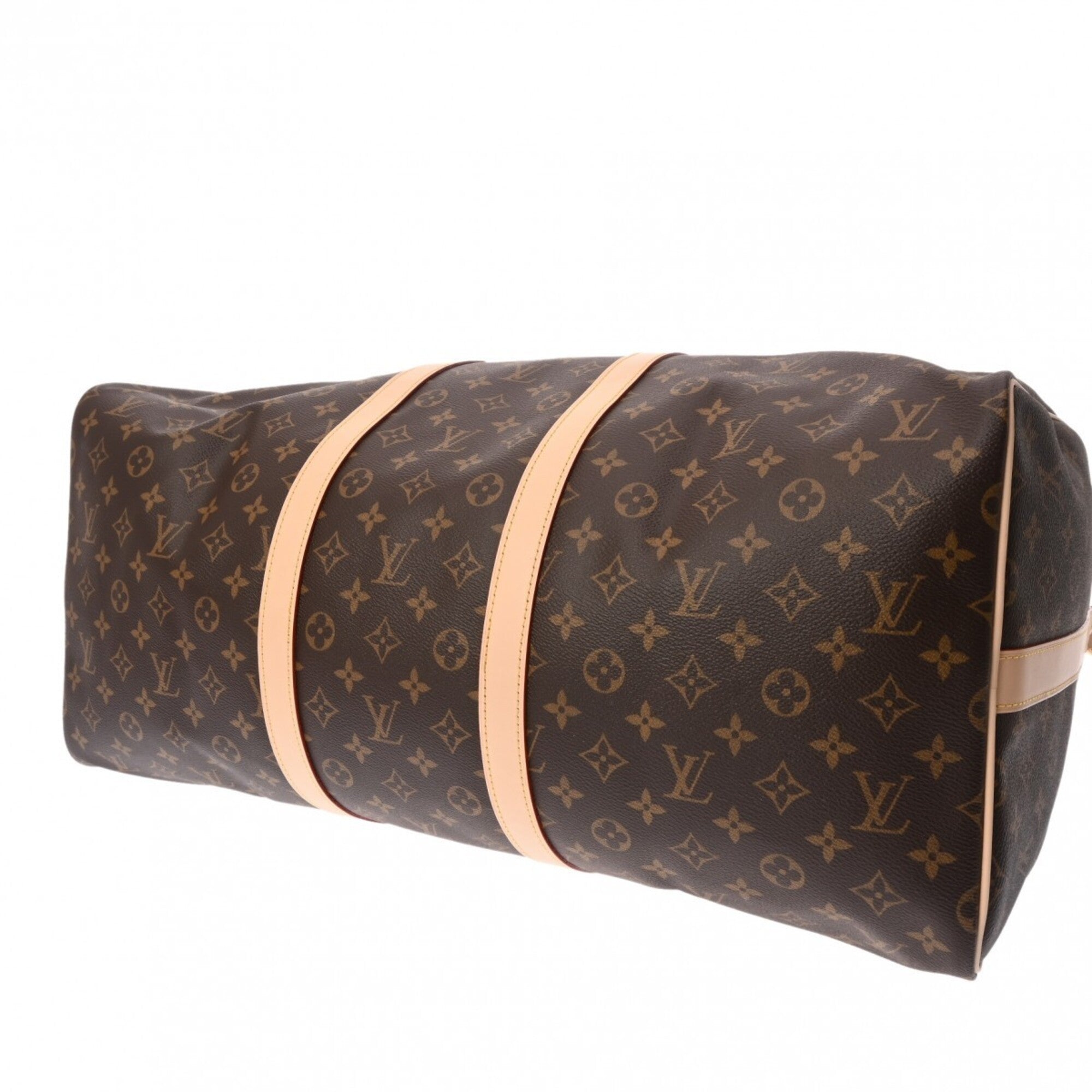 Louis Vuitton Brown Monogram Canvas Boston Bag (Pre-Owned)