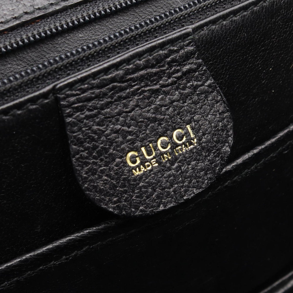Gucci Black Leather Handbag (Pre-Owned)