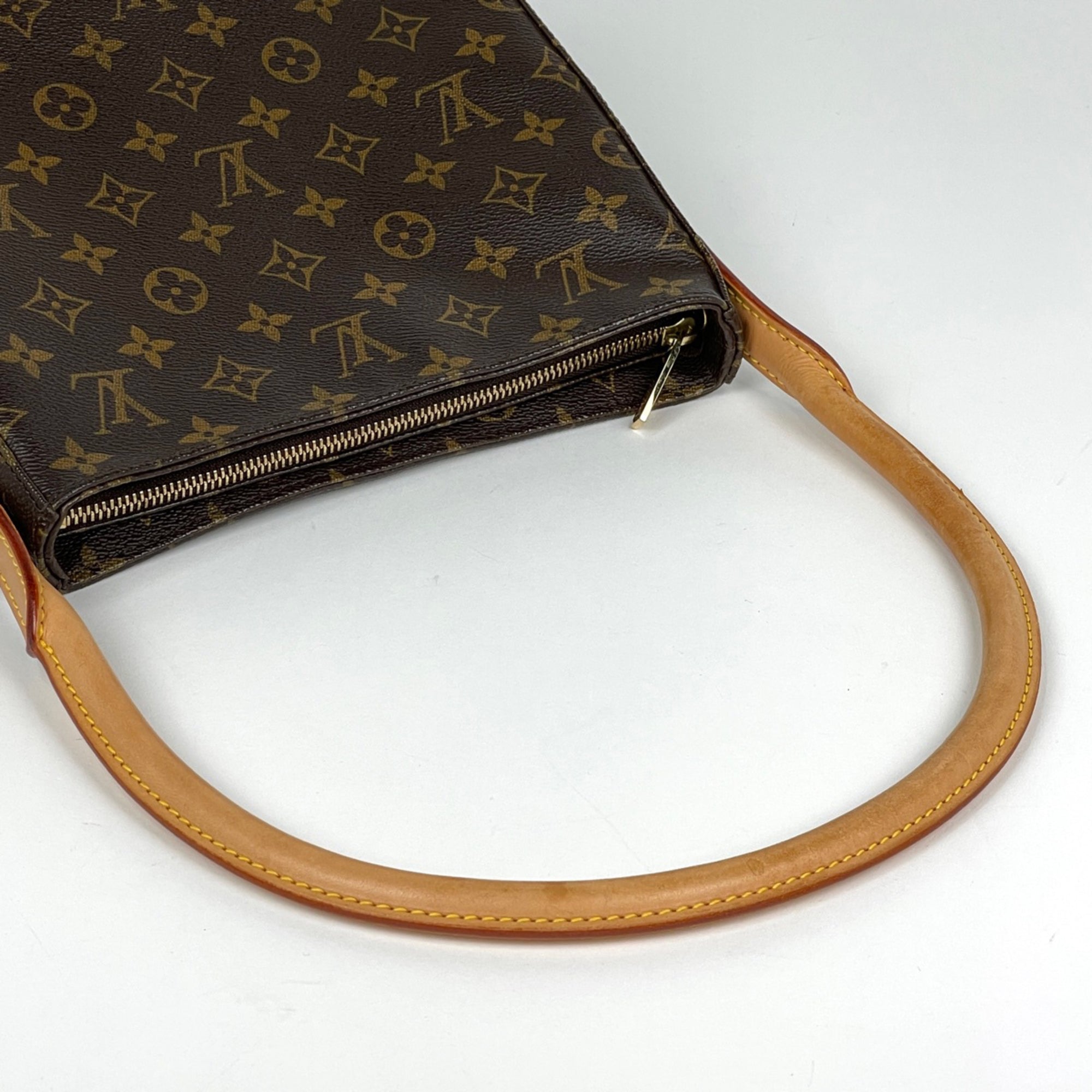 Louis Vuitton Brown Monogram Shoulder Bag (Pre-Owned)