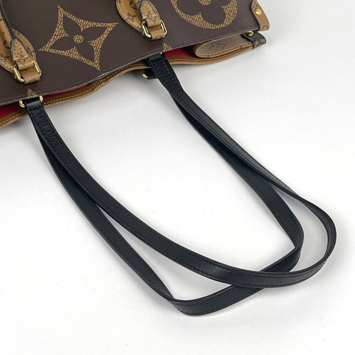 Louis Vuitton Brown Monogram Reverse Shoulder Bag Tote Bag (Pre-Owned)