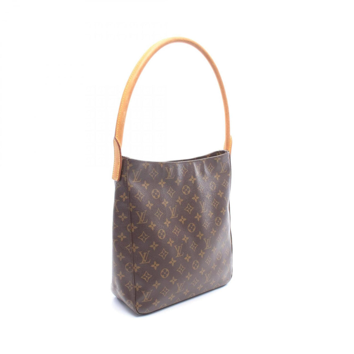 Louis Vuitton Brown Coated Canvas Handbag Shoulder Bag (Pre-Owned)