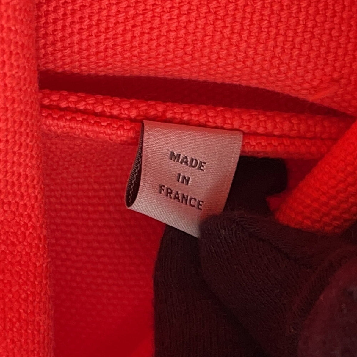 Hermes Green Orange Canvas Epsom Leather Tote Bag (Pre-Owned)