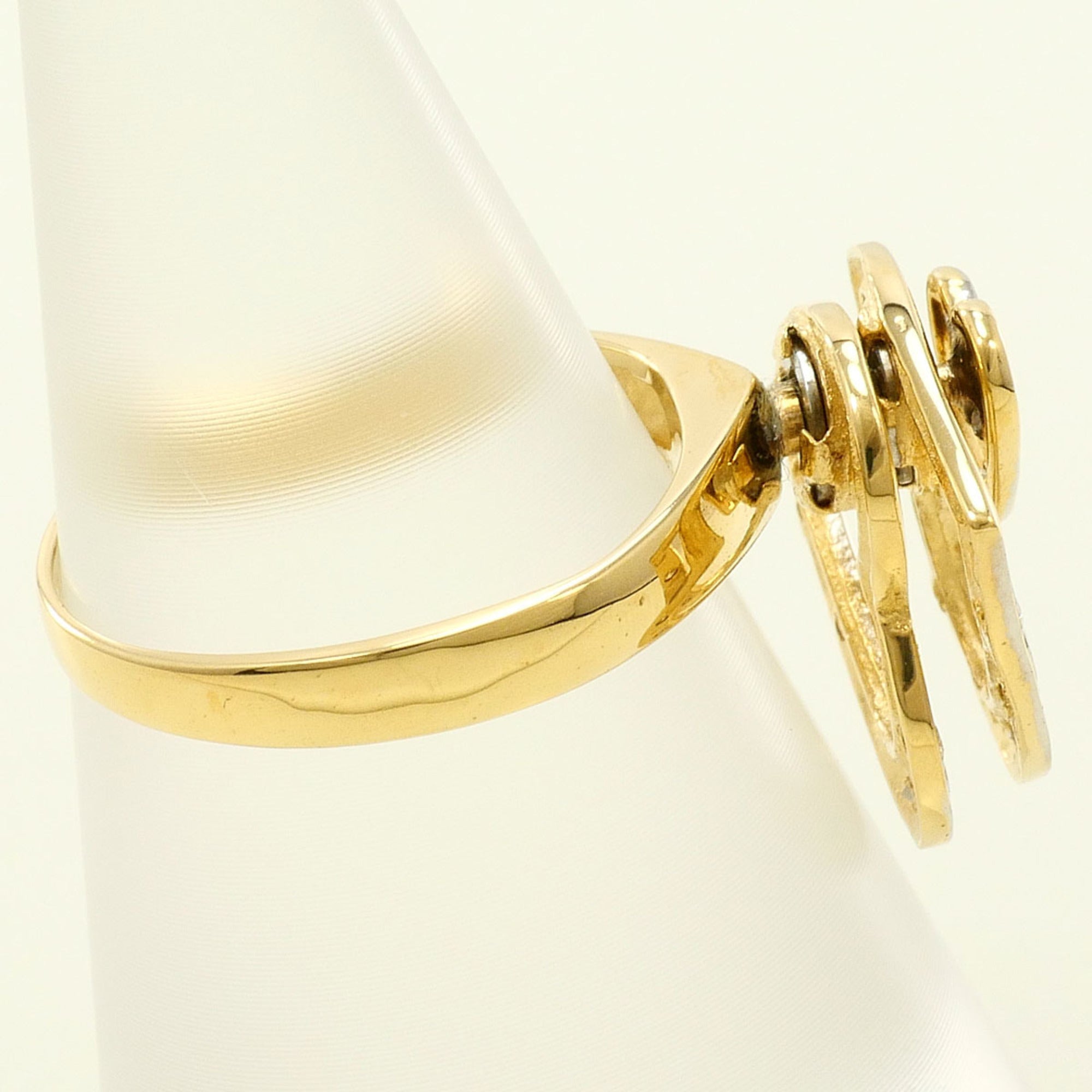Unbranded White Gold Yellow Gold Yellow Gold (18K) White Gold (18K) Band Ring (Pre-Owned)