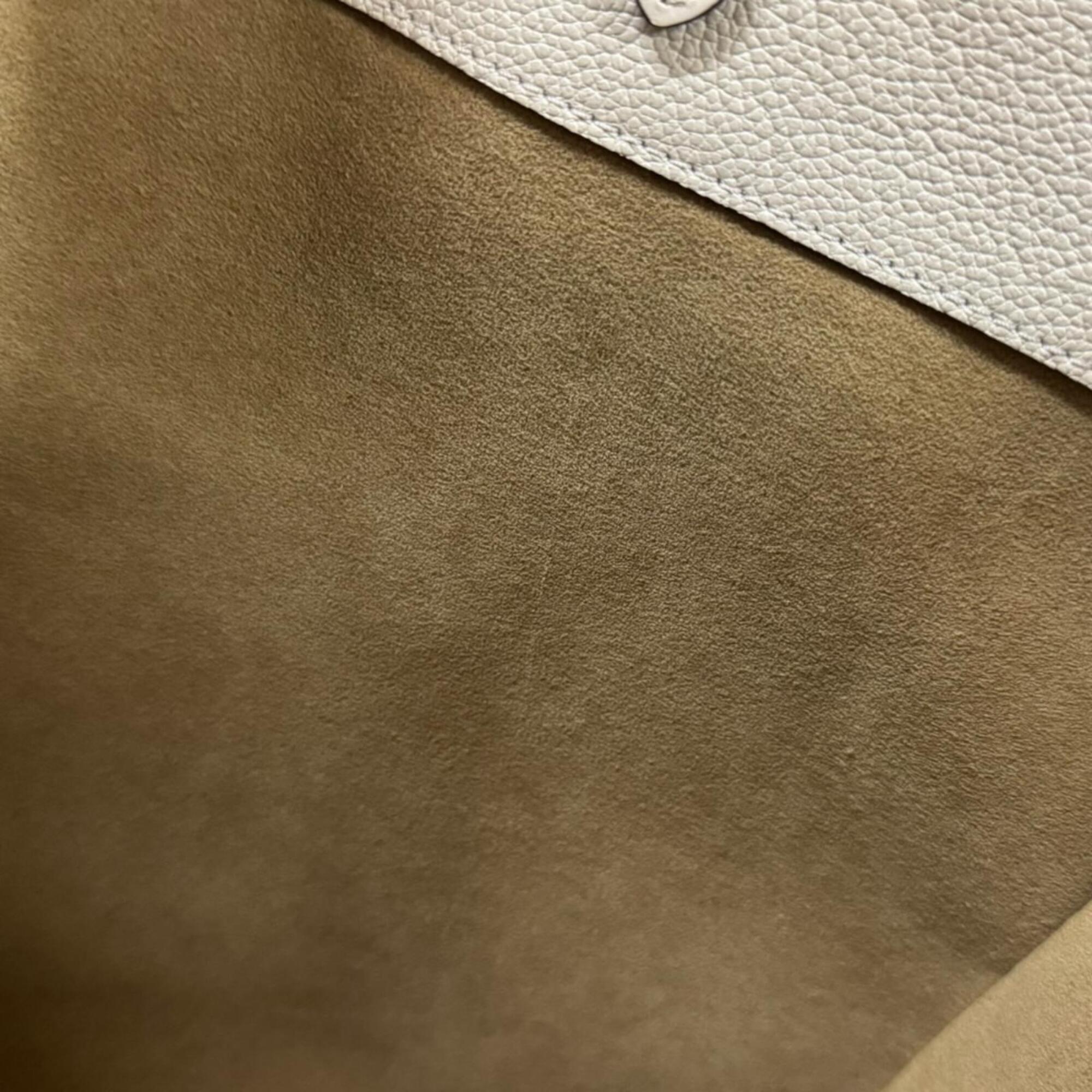 Louis Vuitton Beige Off-White Monogram Empreinte Shoulder Bag (Pre-Owned)