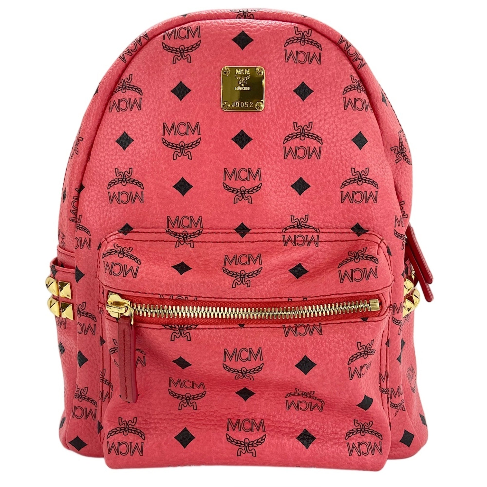 Mcm Red Color Backpack (Pre-Owned)