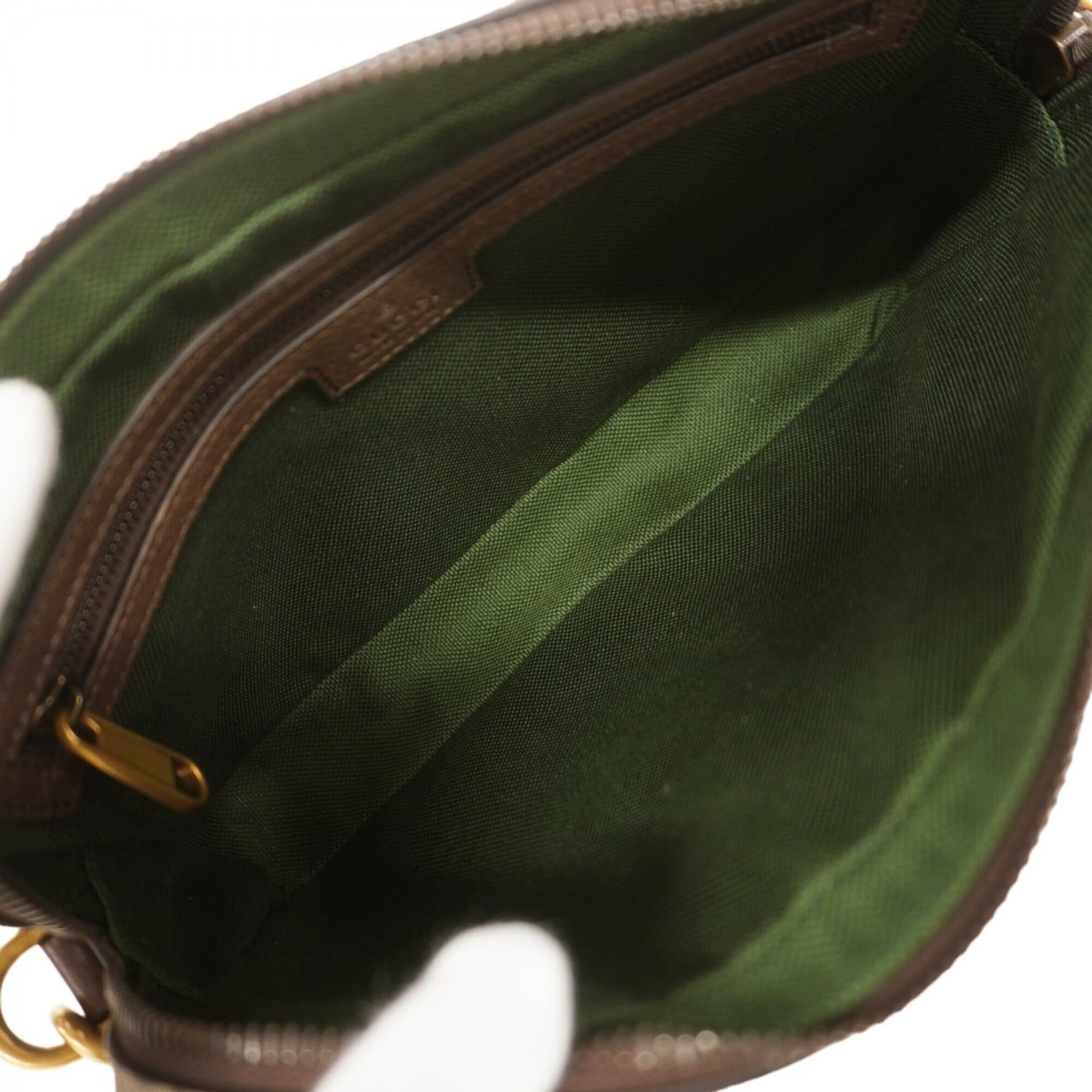 Gucci Brown Pvc Shoulder Bag (Pre-Owned)